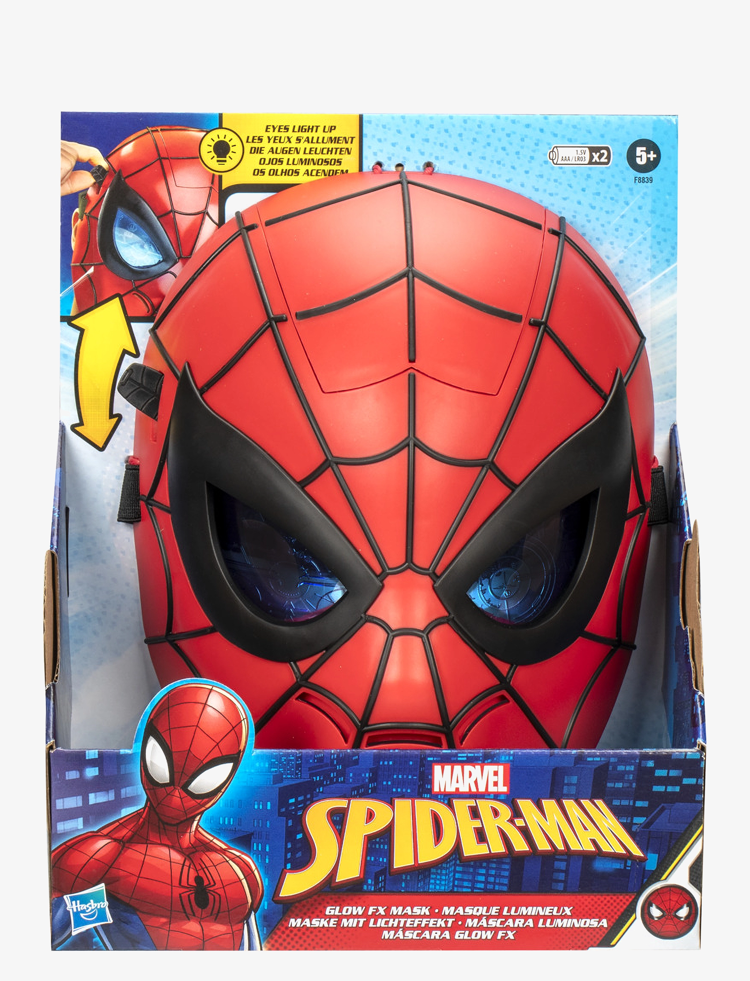 Marvel - Marvel Spider-Man Glow FX Mask - kostumetilbehør - multicolor - 2
