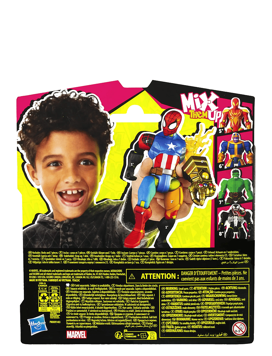 Marvel - Marvel Spider-Man MixMashers - action-figuren - multicolor - 5