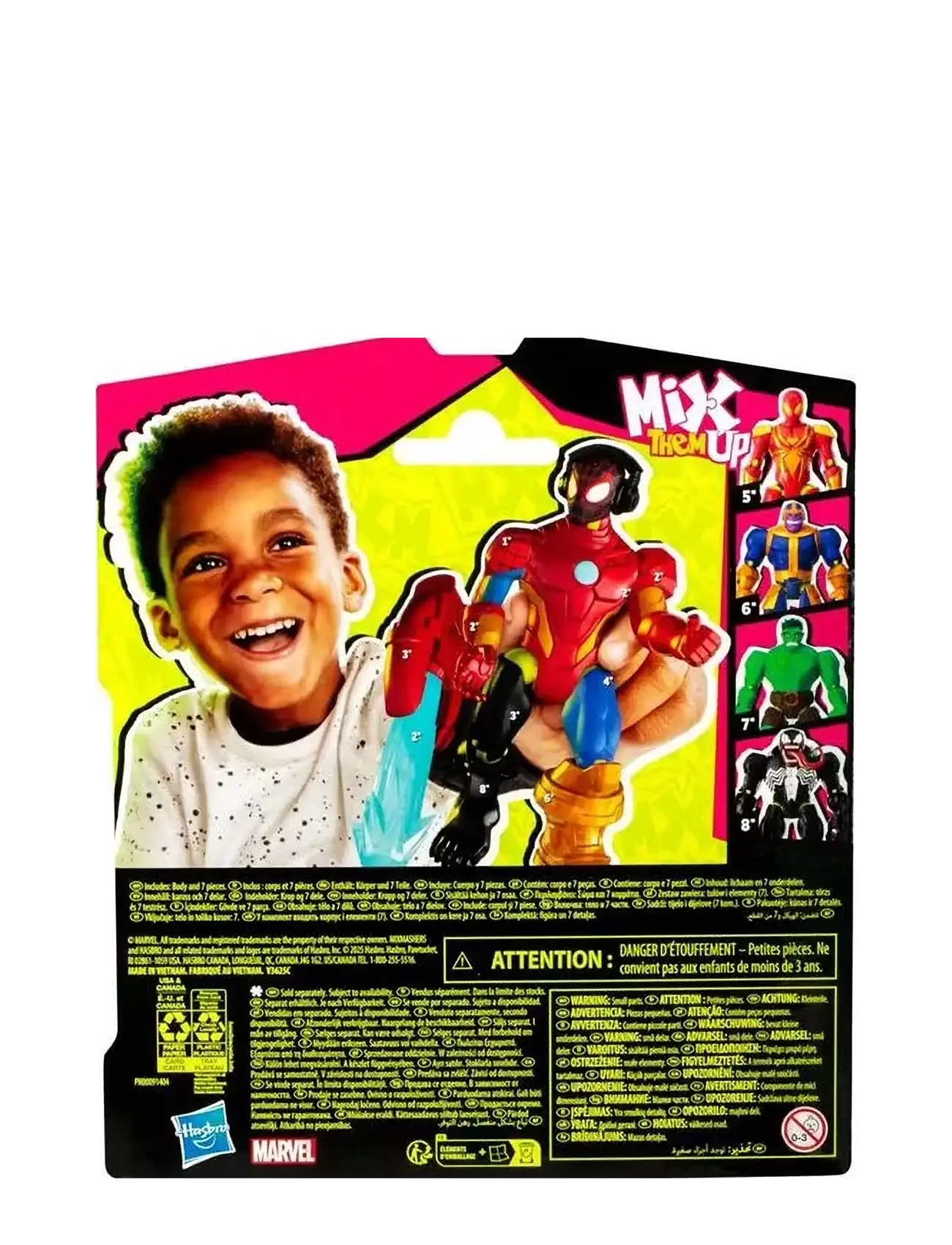 Marvel - Marvel MixMashers Miles Morales Spider-Man Mix-And-Match - die niedrigsten preise - multicolor - 2