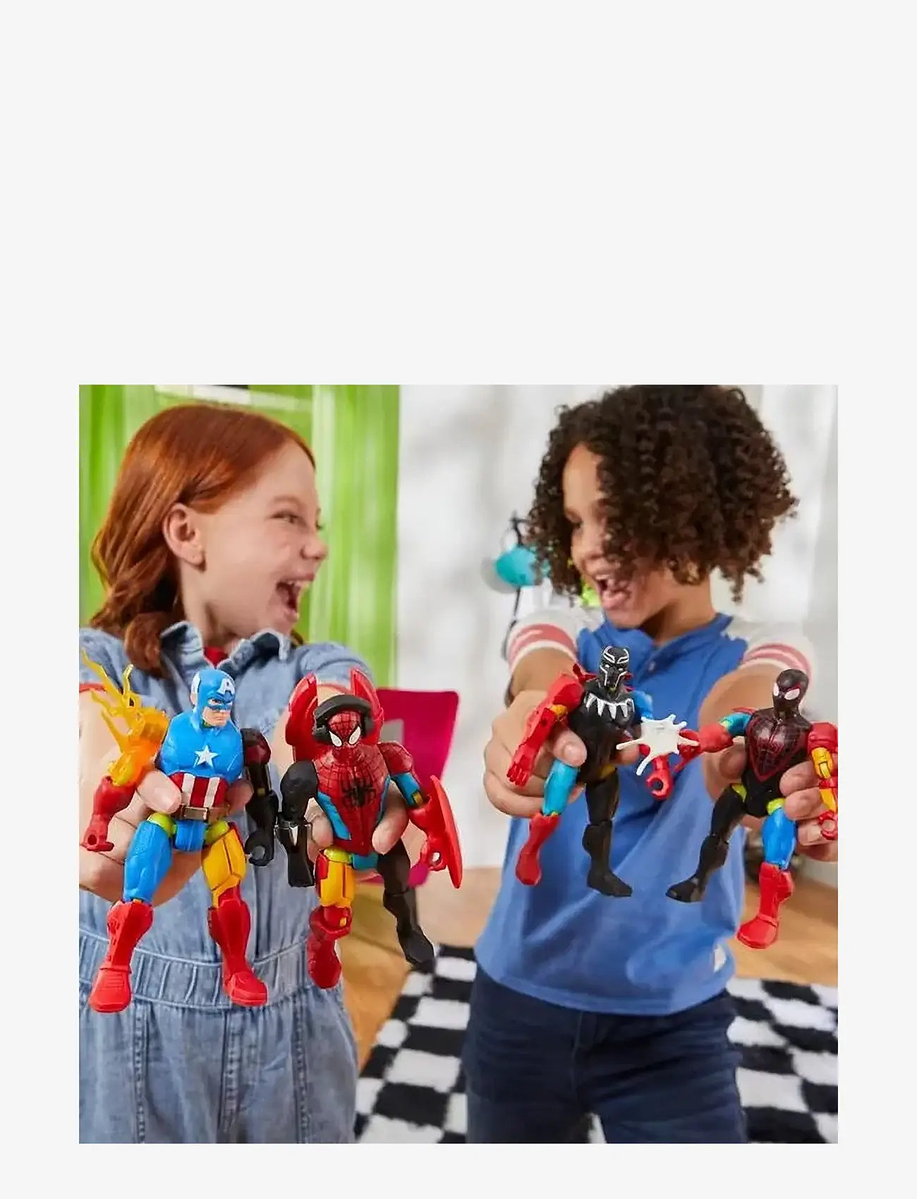 Marvel - Marvel MixMashers Miles Morales Spider-Man Mix-And-Match - film & sagofigurer - multicolor - 4