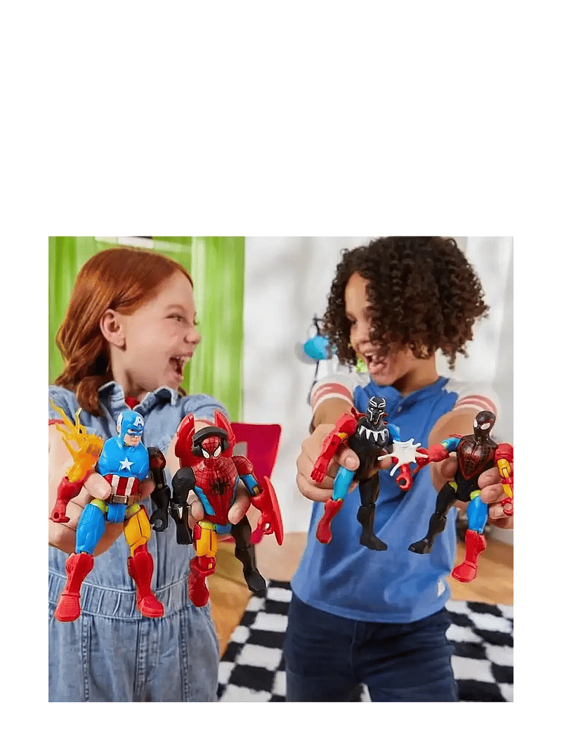 Marvel - Marvel MixMashers Miles Morales Spider-Man Mix-And-Match - karakterer fra filmer og eventyr - multicolor - 4