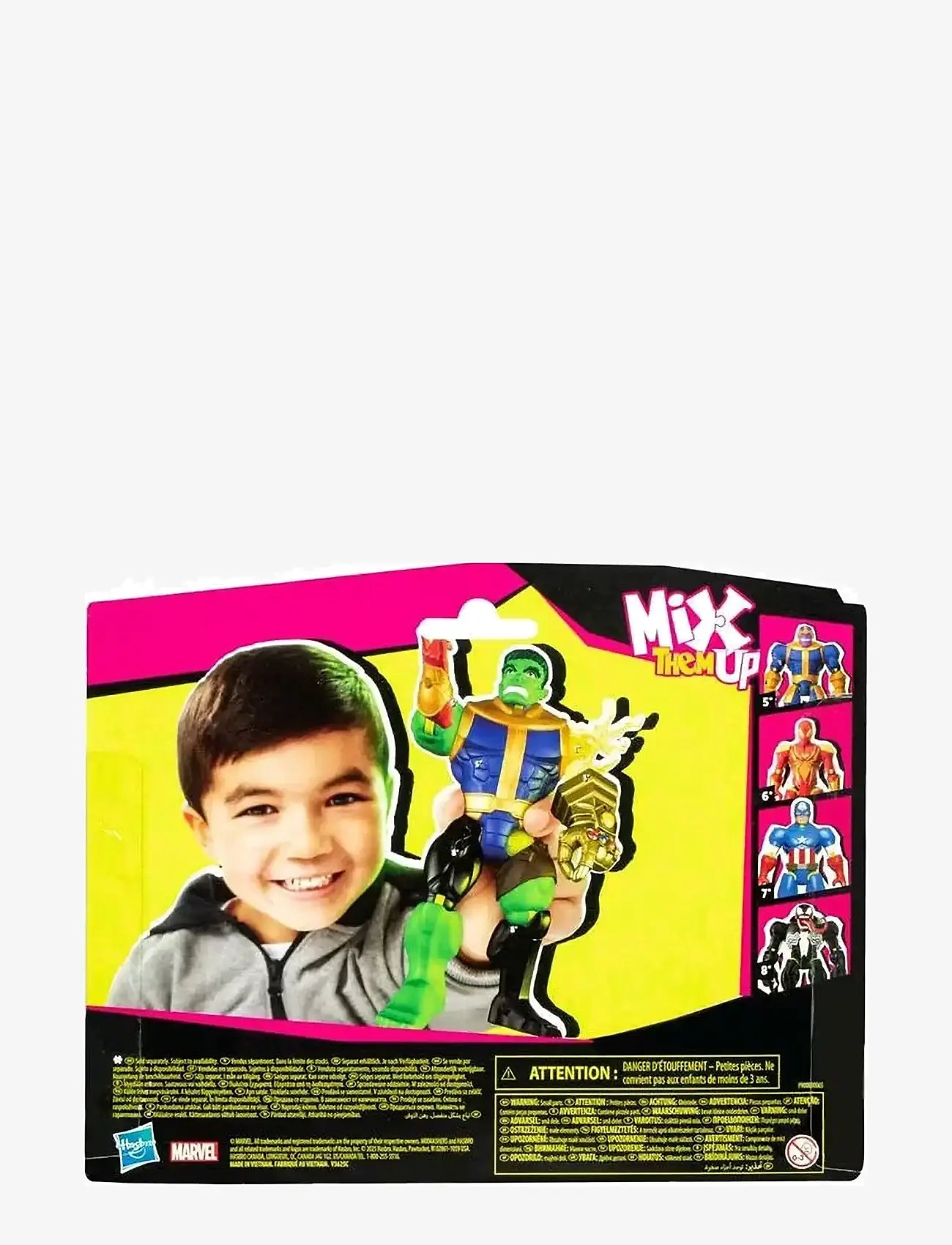 Marvel - Marvel MixMashers Avengers Hulk Mix-&-Match - film & sagofigurer - multicolor - 3