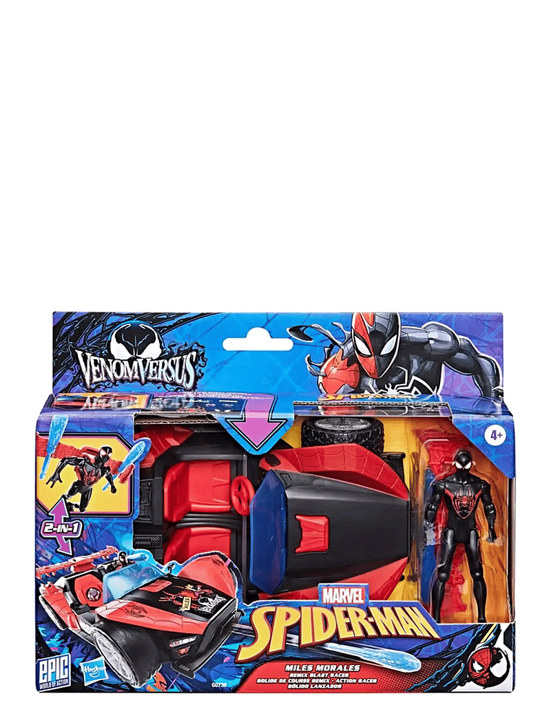 Marvel - Marvel Spider-Man VenomVersus Epic World of Action Miles Morales Remix Blast Racer - action-figuren - multicolor - 4