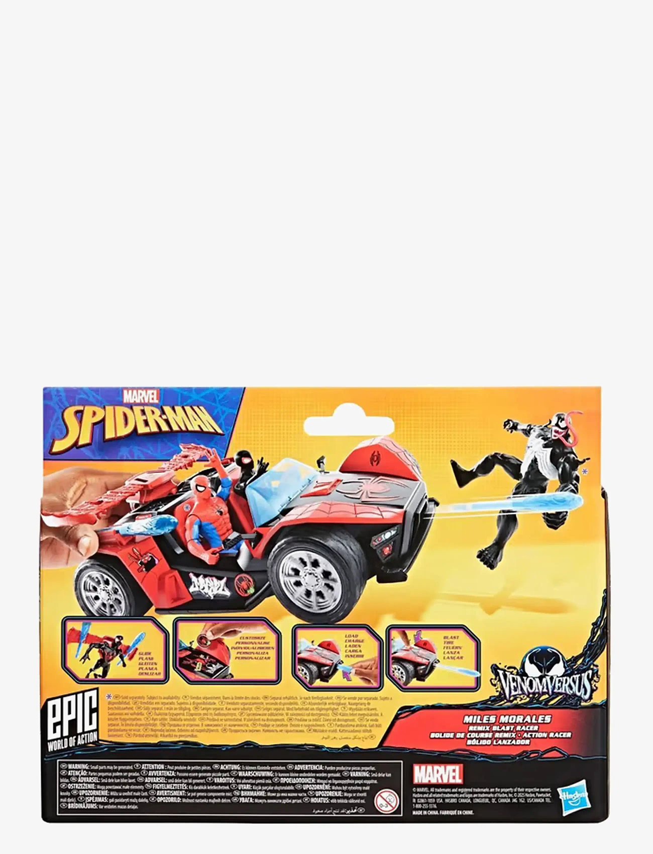 Marvel - Marvel Spider-Man VenomVersus Epic World of Action Miles Morales Remix Blast Racer - action-figuren - multicolor - 5