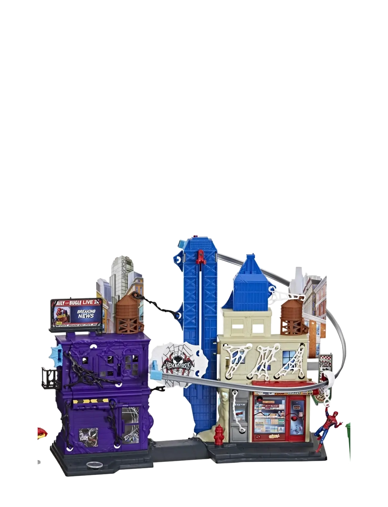 Marvel Marvel Spider-Man VenomVersus Web Slinging City Playset - Mängukomplektid & Kujukesed - MULTICOLOR / multi