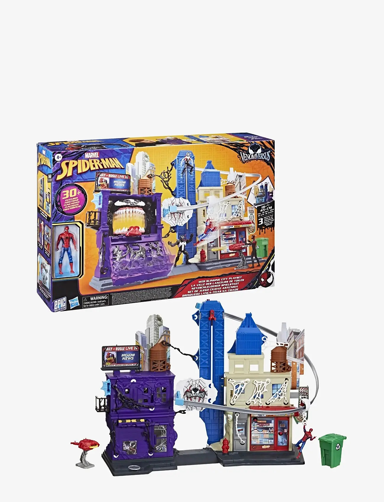 Marvel - Marvel Spider-Man VenomVersus Web Slinging City Playset - spiel-sets - multicolor - 3