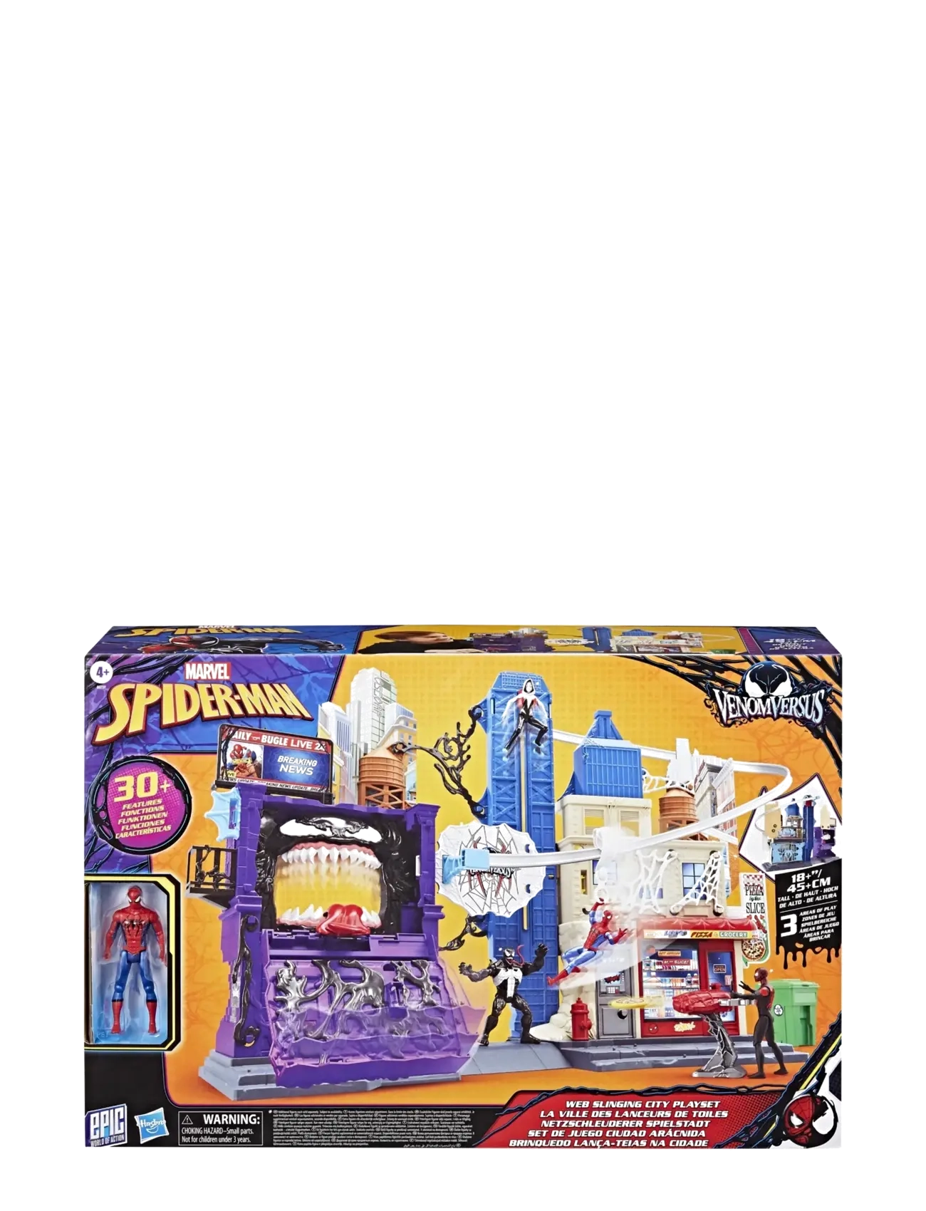 Marvel - Marvel Spider-Man VenomVersus Web Slinging City Playset - lekset - multicolor - 4