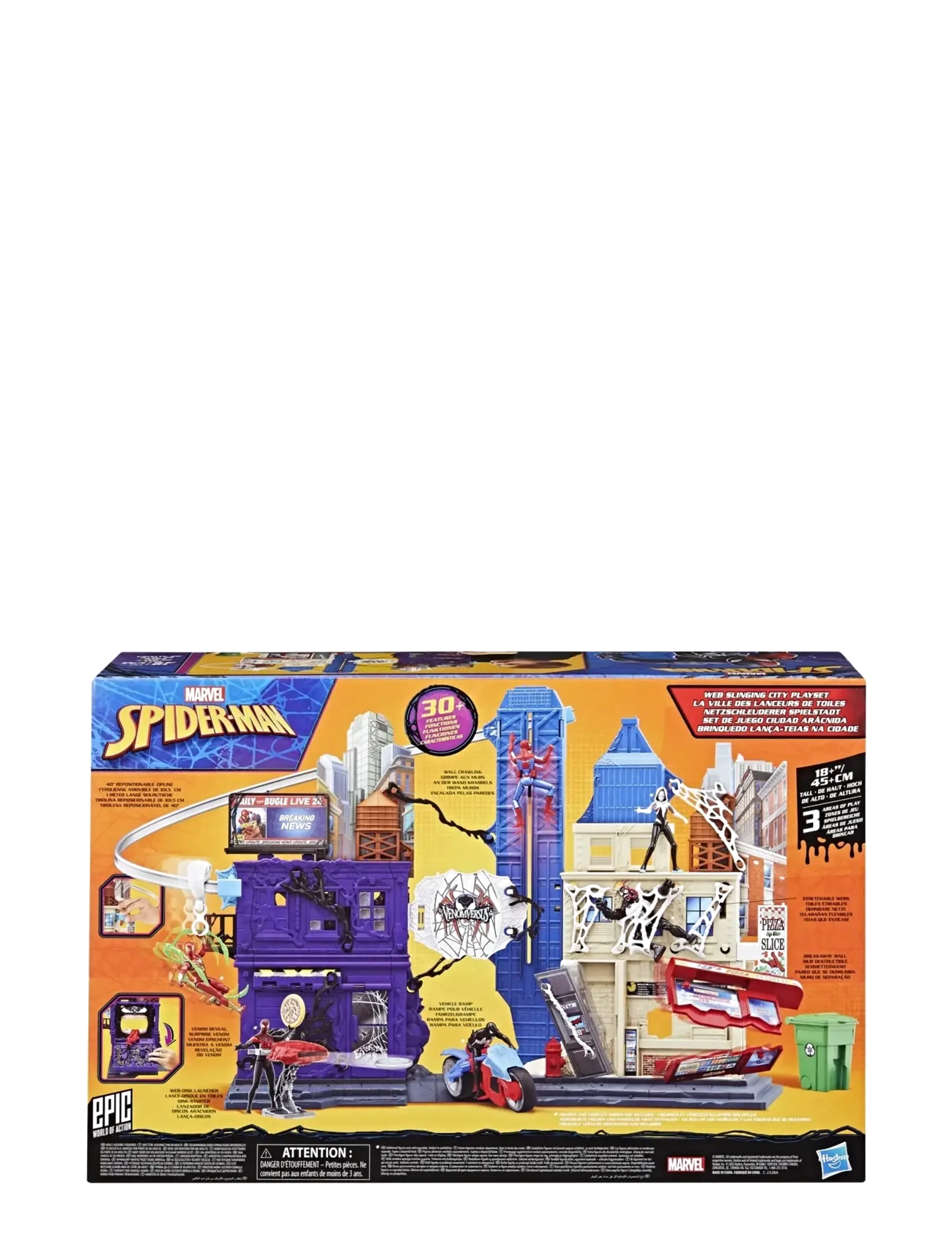 Marvel - Marvel Spider-Man VenomVersus Web Slinging City Playset - lekset - multicolor - 5