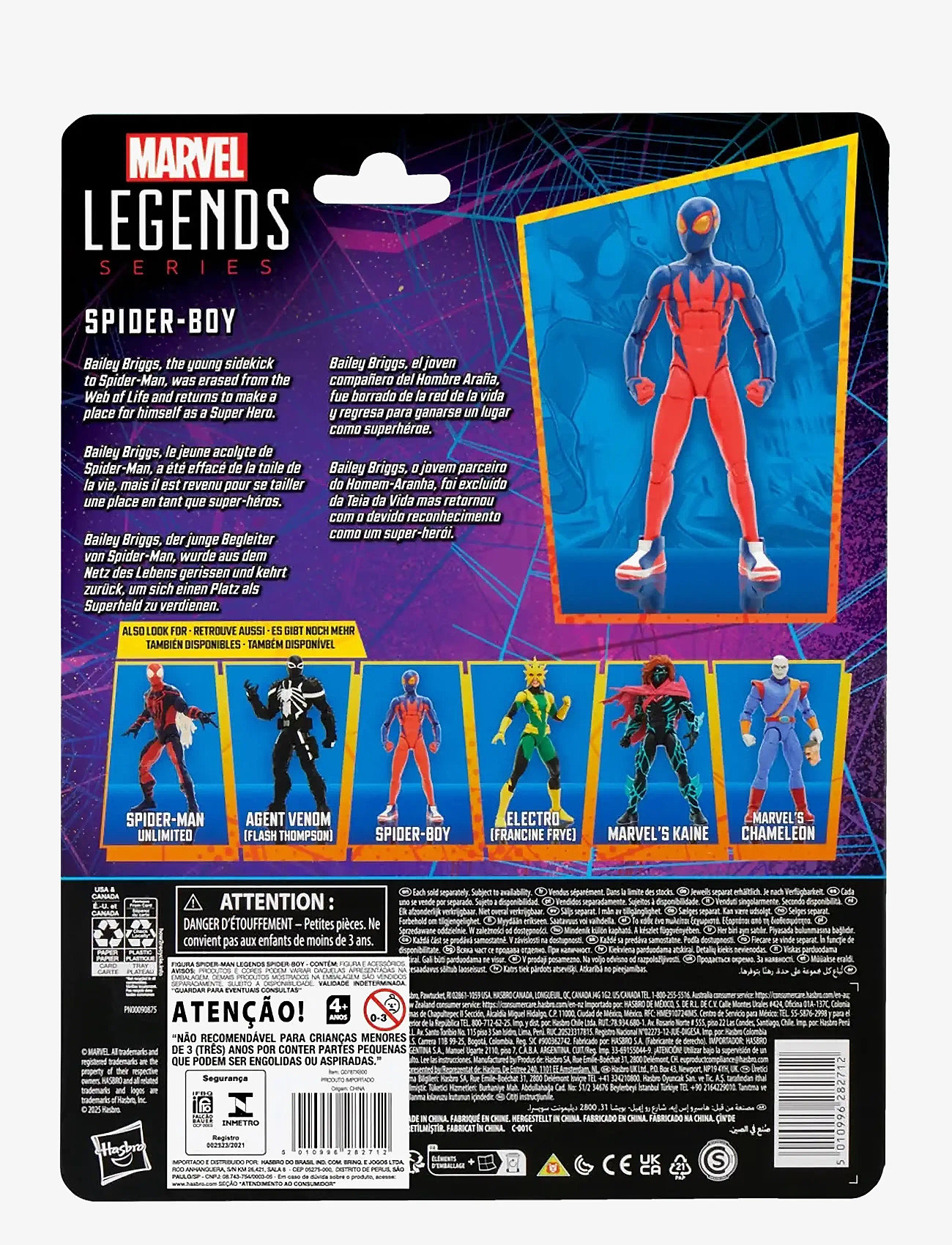 Marvel - Marvel Legends Series Spider-Boy - julegaver under 300kr - multicolor - 5