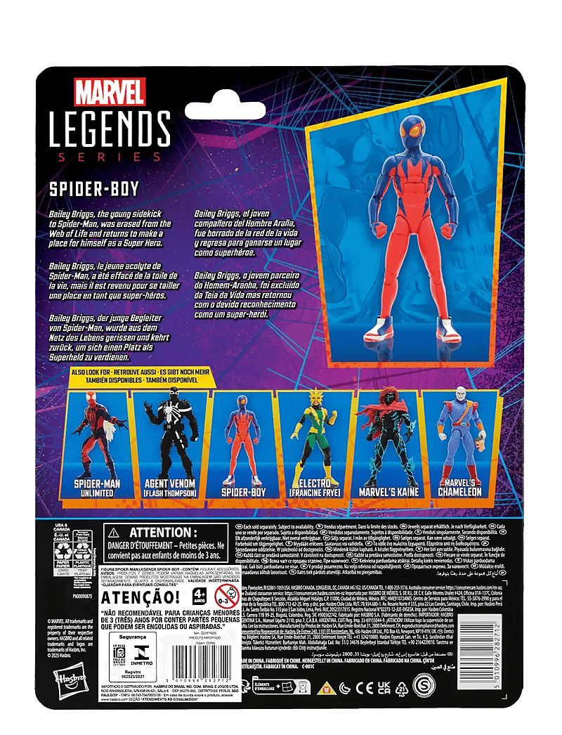 Marvel - Marvel Legends Series Spider-Boy - julegaver under 300kr - multicolor - 5