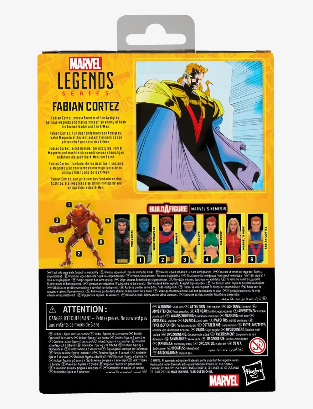 Marvel - Marvel Legends Series Fabian Cortez - kangelaskujukesed - multicolor - 5