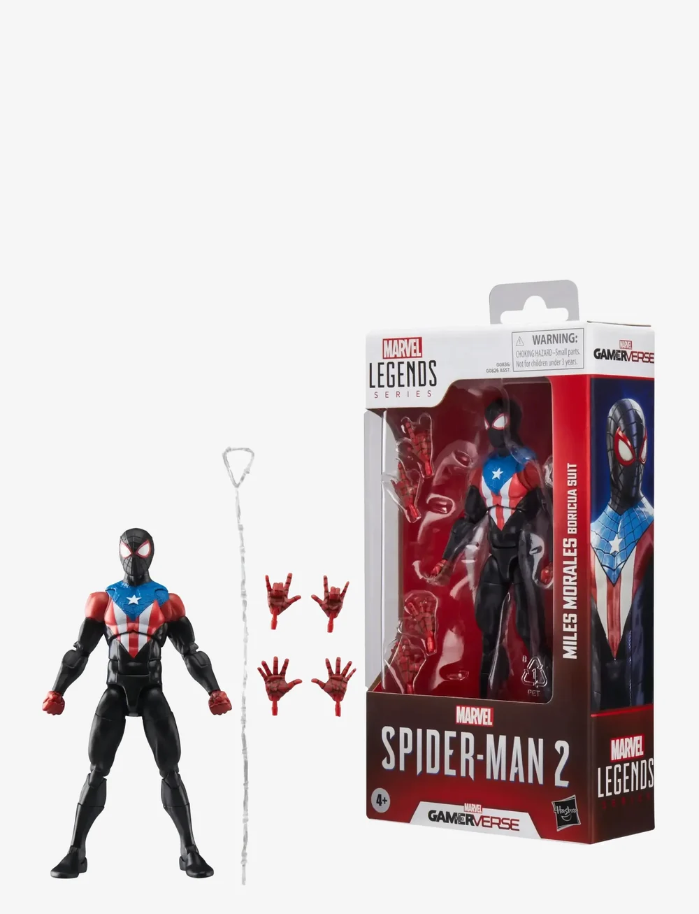 Marvel - Marvel Legends Series Gamerverse Miles Morales Boricua Suit - actionfigurer - multicolor - 0