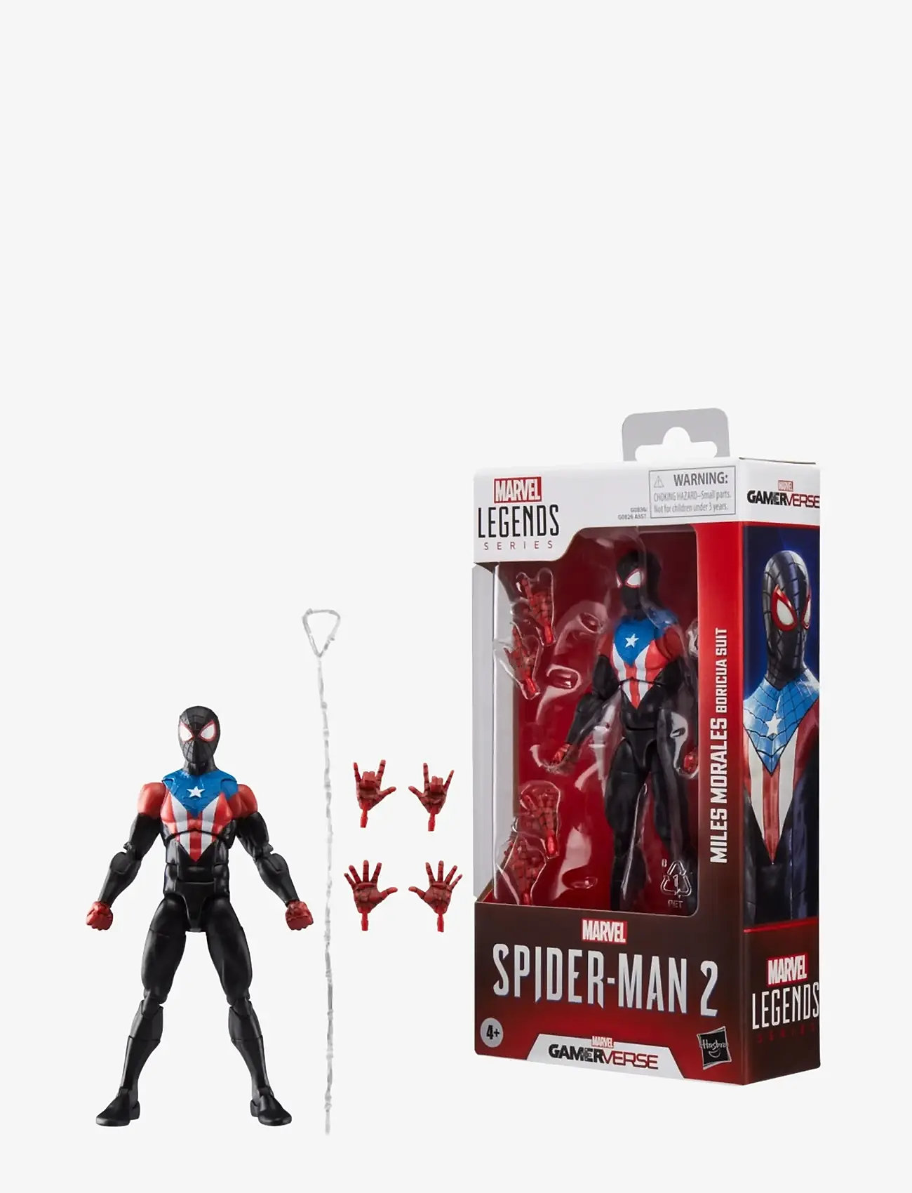 Marvel - Marvel Legends Series Gamerverse Miles Morales Boricua Suit - kangelaskujukesed - multicolor - 3
