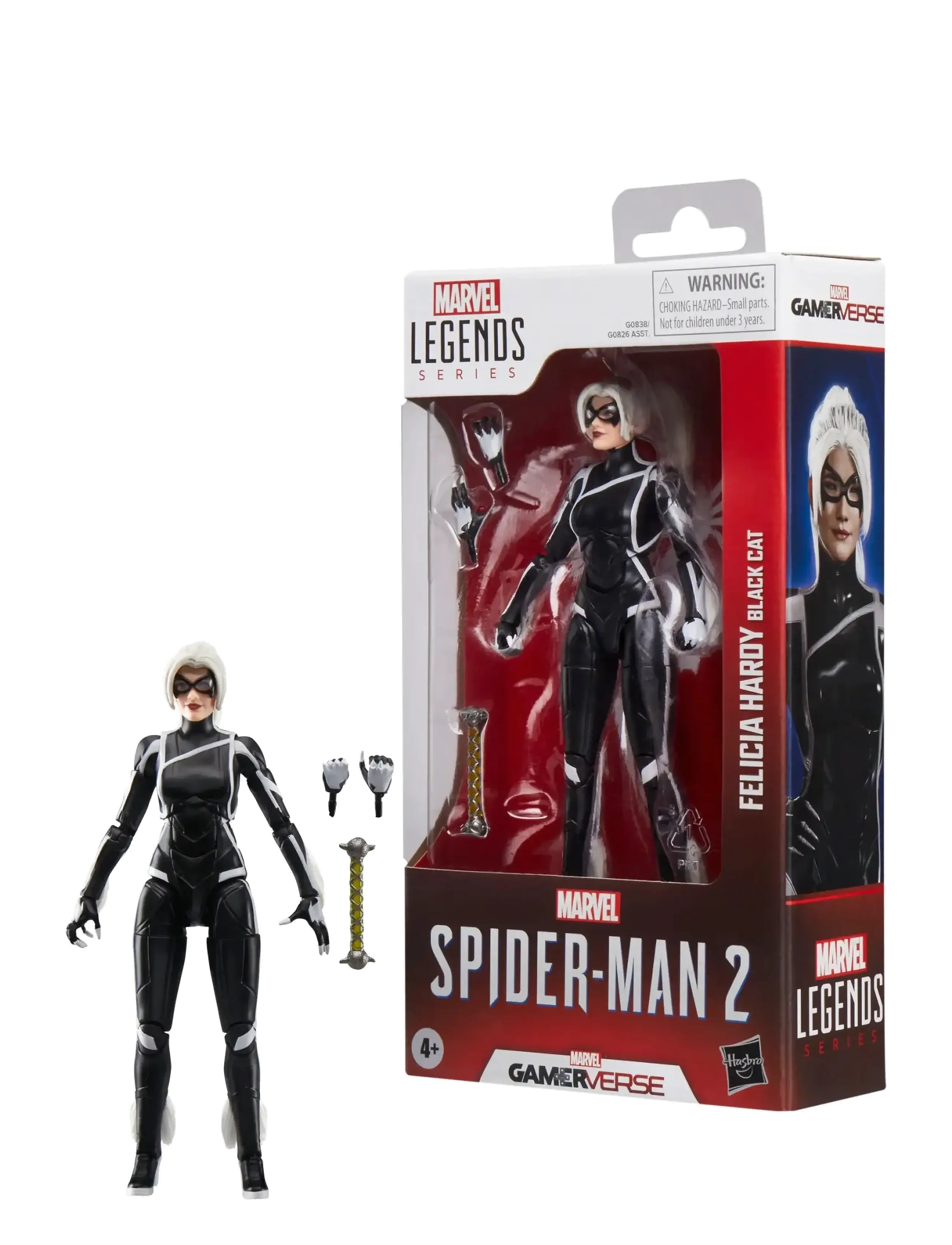 MARVEL Marvel Legends Series Gamerverse Schwarz Cat Felicia Hardy Patterned - One Size - Kinder