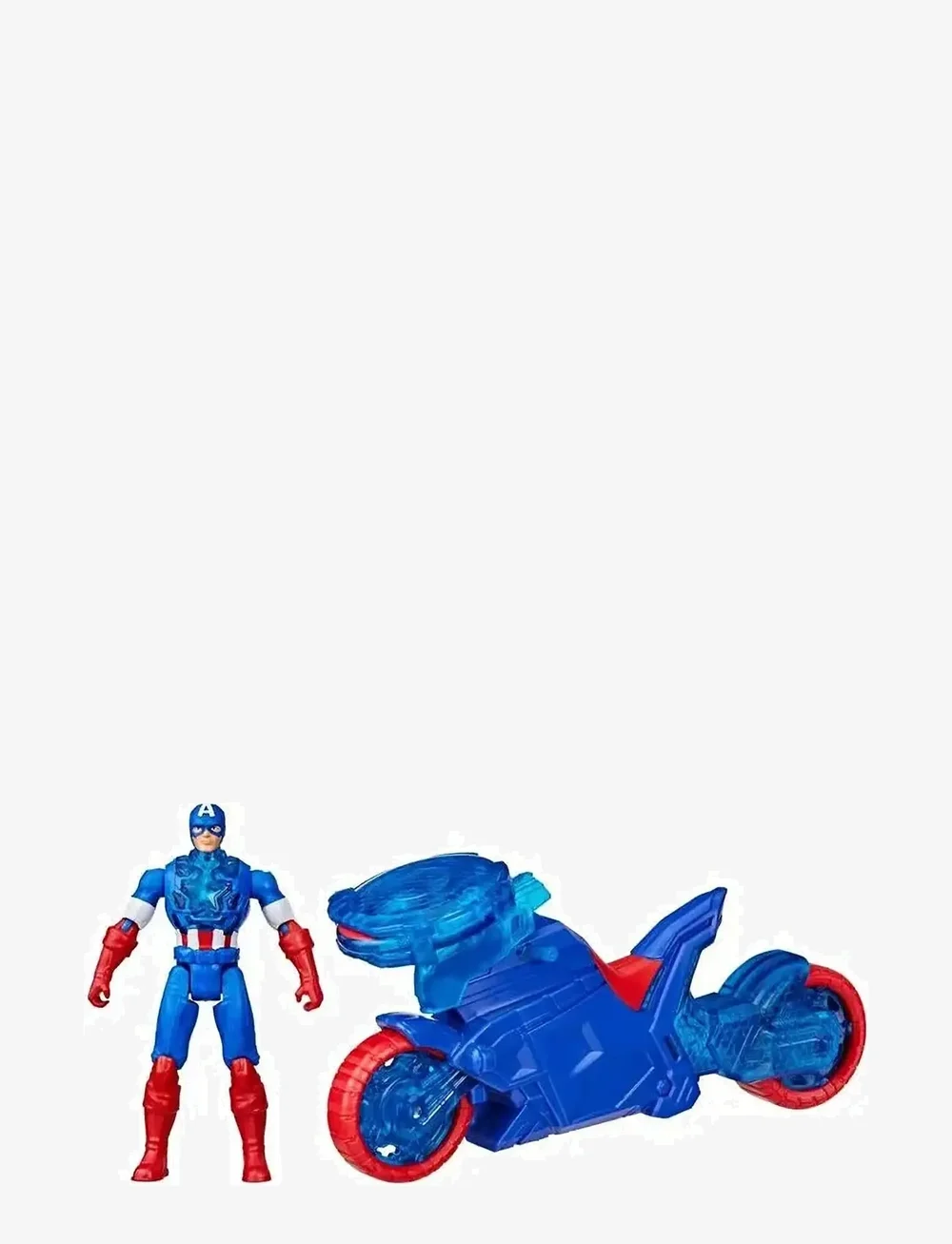 Marvel - Marvel Avengers Epic World of Action Captain America Shield-Shot Cycle Vehicle Playset - film- & eventyrsfigurer - multicolor - 0