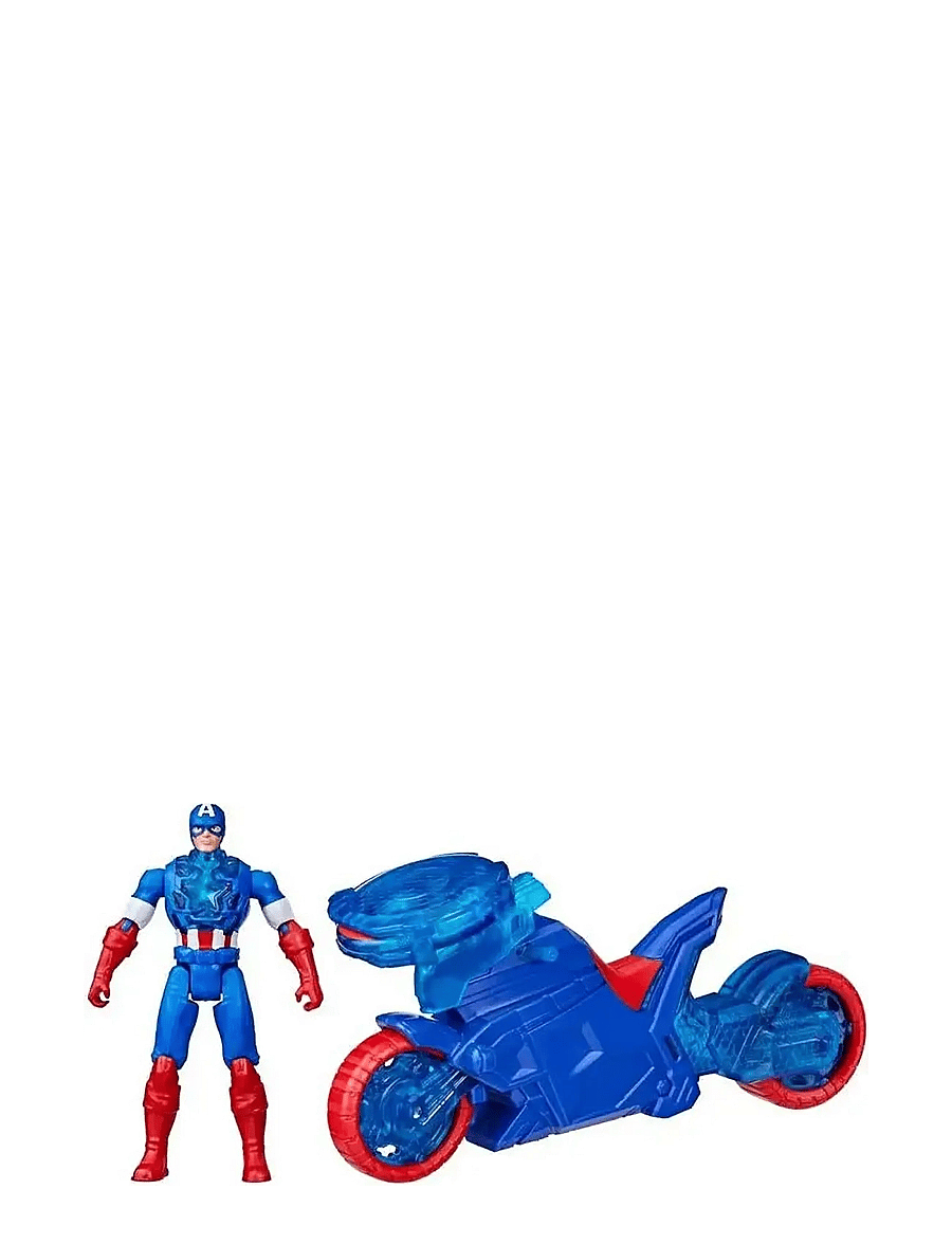 Marvel - Marvel Avengers Epic World of Action Captain America Shield-Shot Cycle Vehicle Playset - multicolor - 0
