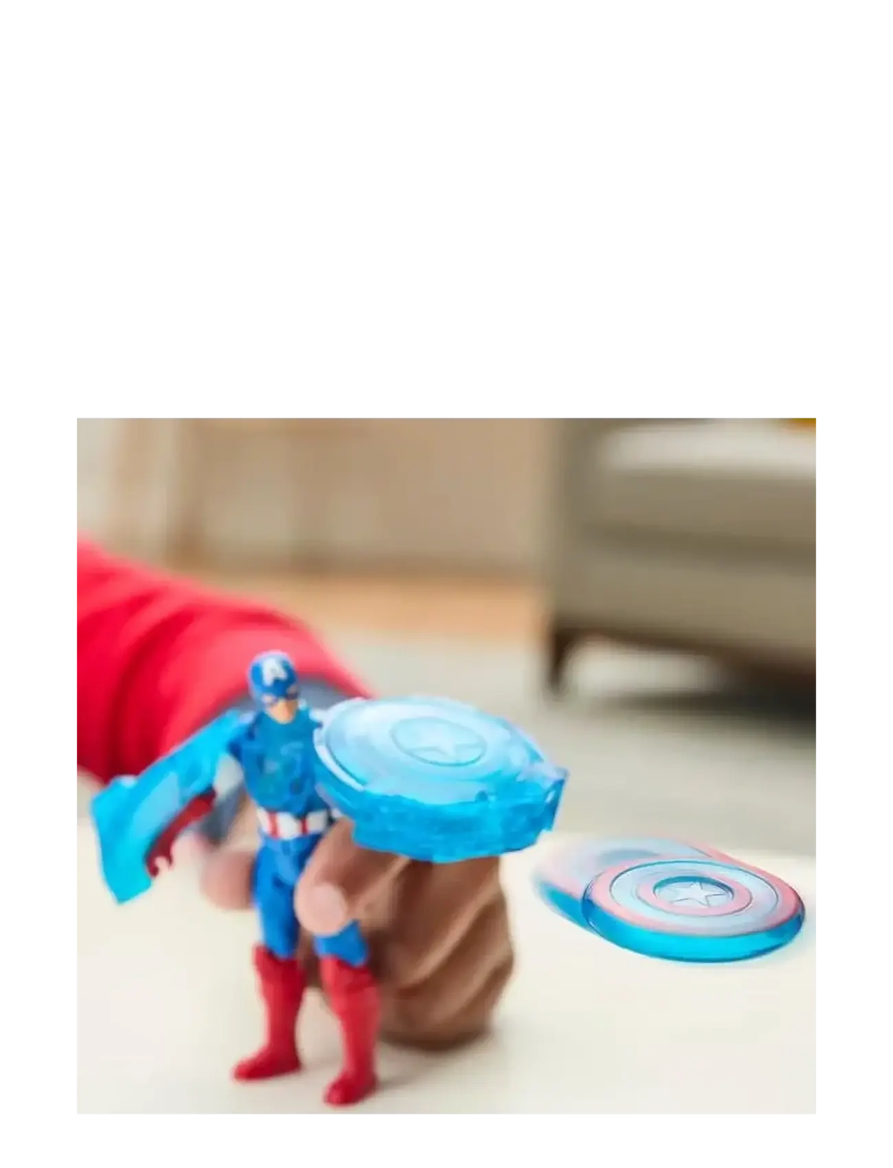 Marvel - Marvel Avengers Epic World of Action Captain America Shield-Shot Cycle Vehicle Playset - multicolor - 3