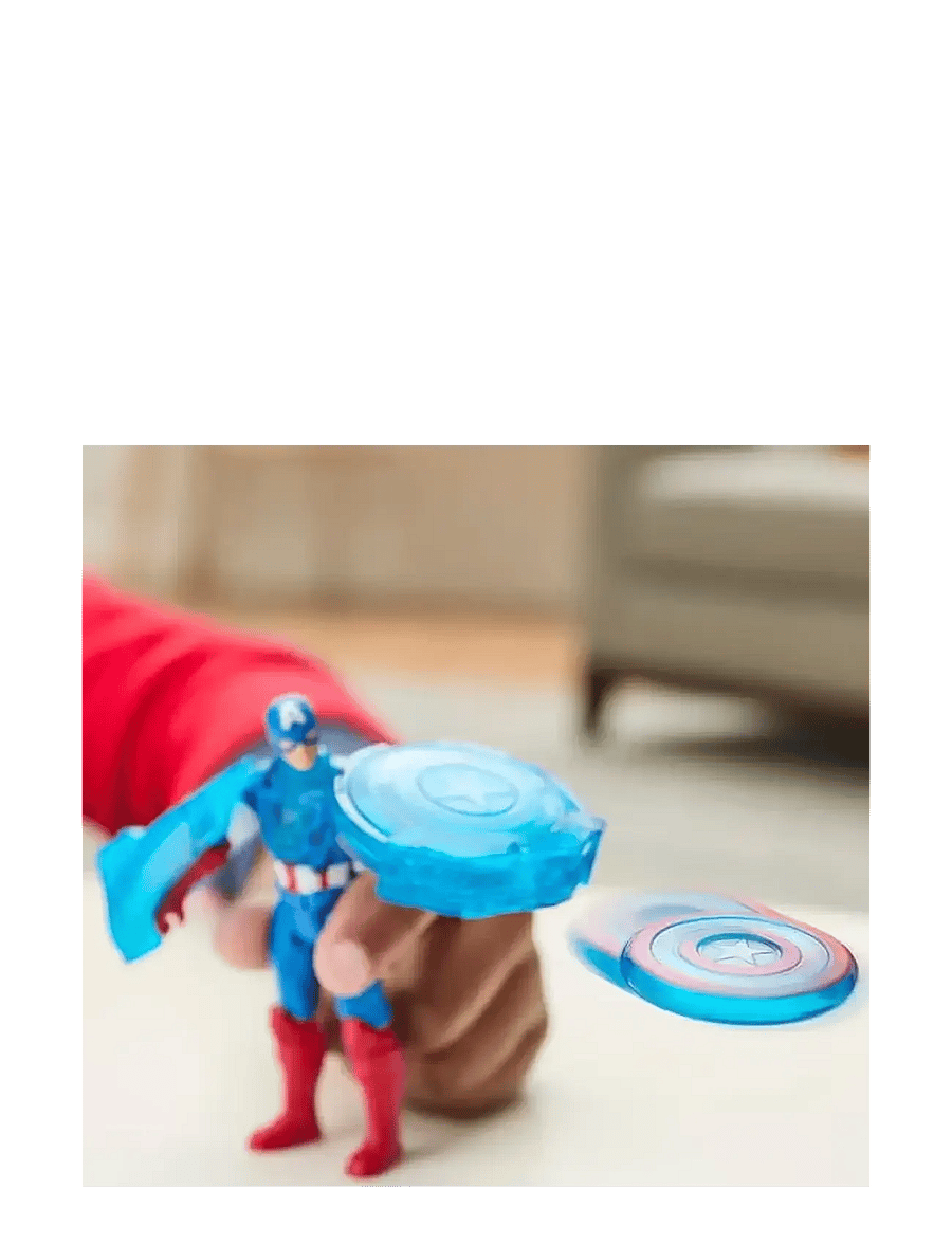 Marvel - Marvel Avengers Epic World of Action Captain America Shield-Shot Cycle Vehicle Playset - multicolor - 3