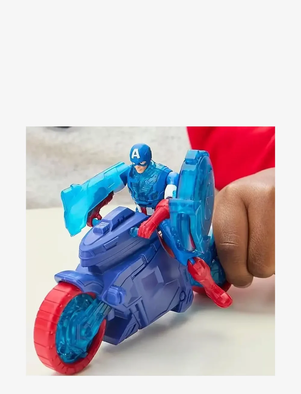 Marvel - Marvel Avengers Epic World of Action Captain America Shield-Shot Cycle Vehicle Playset - film- & eventyrsfigurer - multicolor - 5