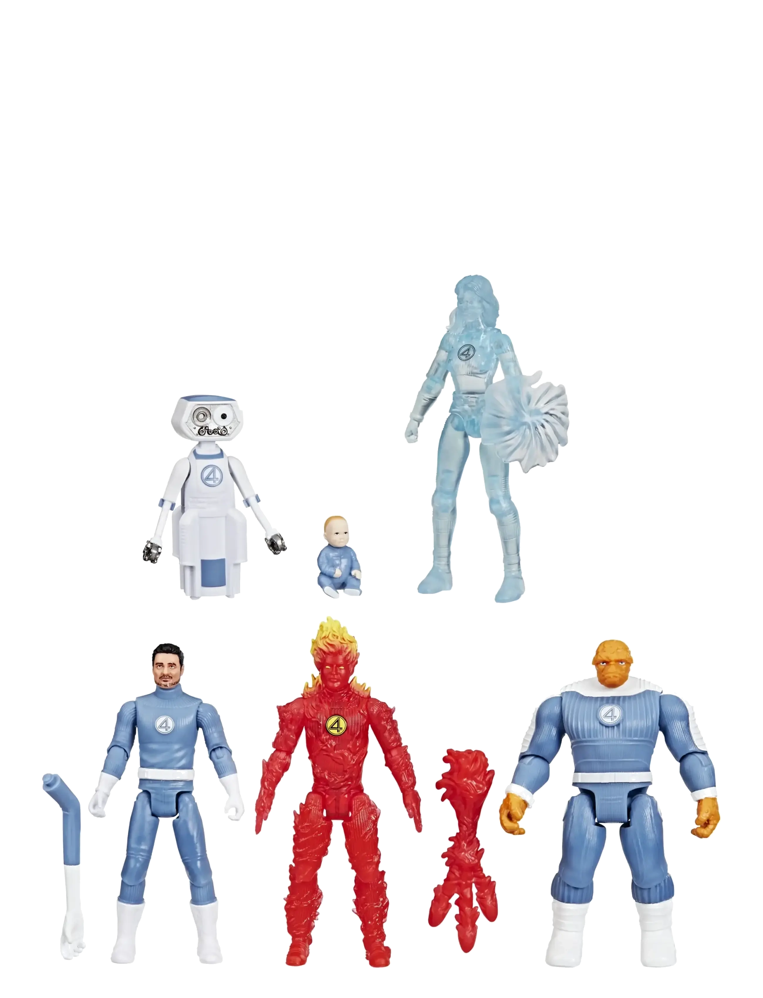 Marvel Studios The Fantastic Four Epic World Of Action Marvels First Family-Samling, One Size, Playsets & Figures, Blau - Movies Fairy Tale Characters