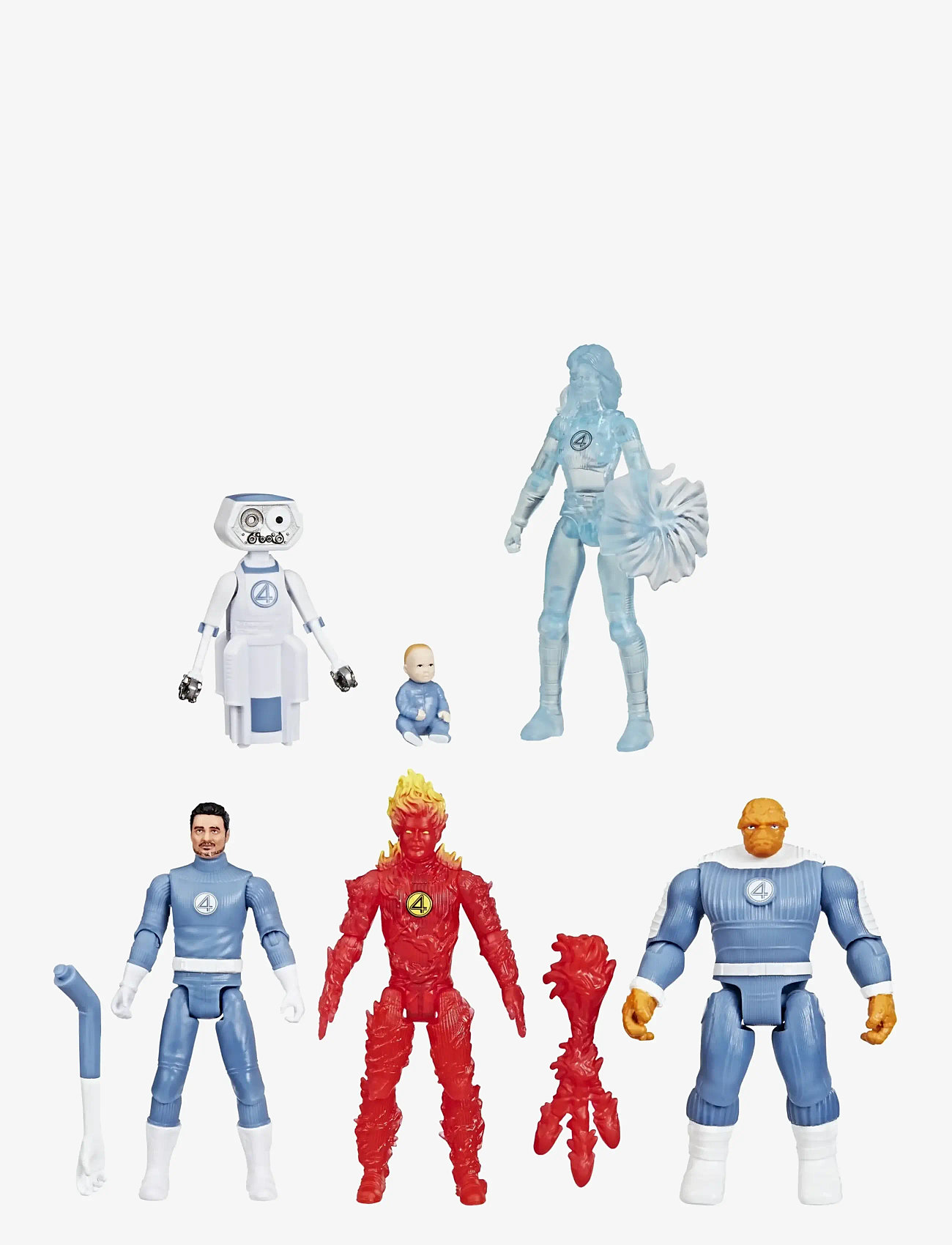 Marvel - Marvel Studios The Fantastic Four Epic World of Action Marvels First Family-samling - film & sagofigurer - multicolor - 0
