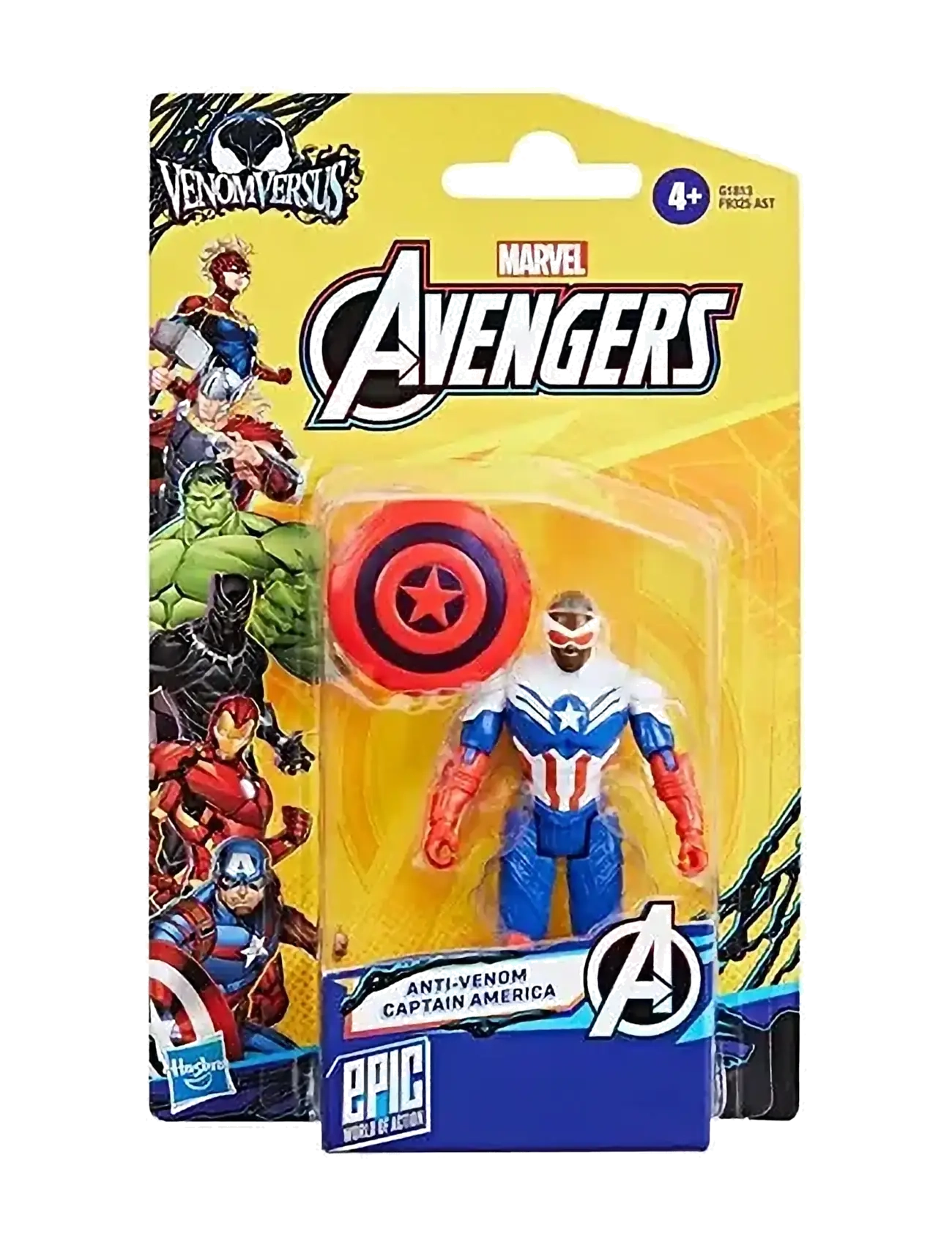 Marvel - Marvel Avengers VenomVersus Epic World of Action Anti-Venom Captain America - personnages de films et de contes de fées - multicolor - 2