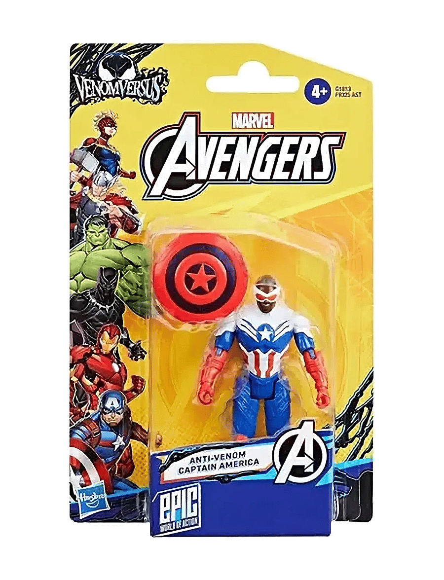 Marvel - Marvel Avengers VenomVersus Epic World of Action Anti-Venom Captain America - personnages de films et de contes de fées - multicolor - 2