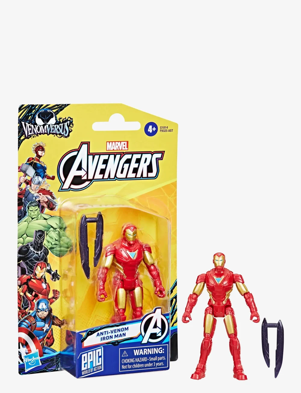 Marvel - Marvel Avengers VenomVersus Epic World of Action Anti-Venom Iron Man - kangelaskujukesed - multicolor - 0