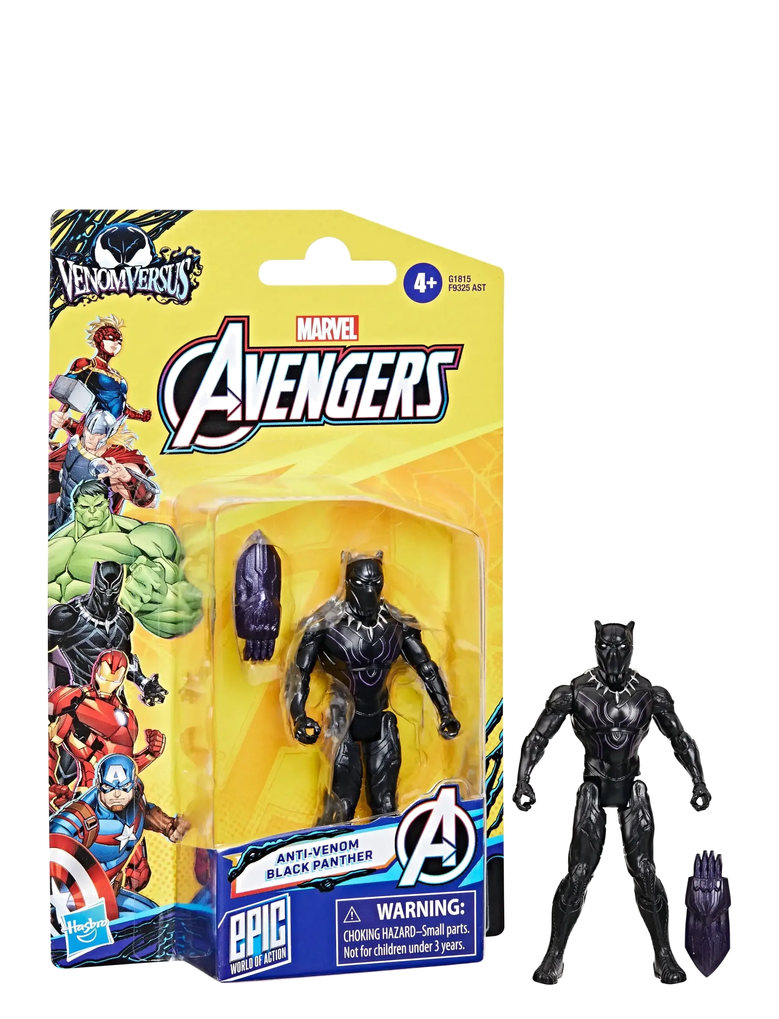 Marvel - Marvel Avengers VenomVersus Epic World of Action Anti-Venom Black Panther - multicolor - 2