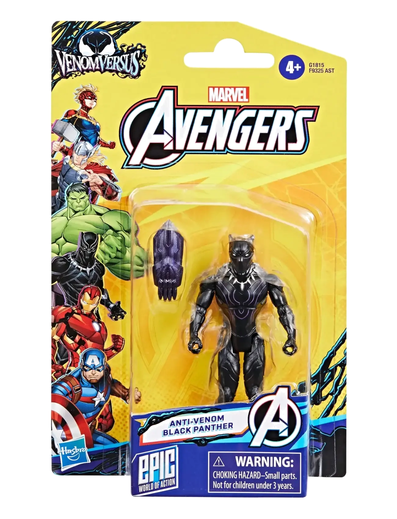 Marvel - Marvel Avengers VenomVersus Epic World of Action Anti-Venom Black Panther - multicolor - 3