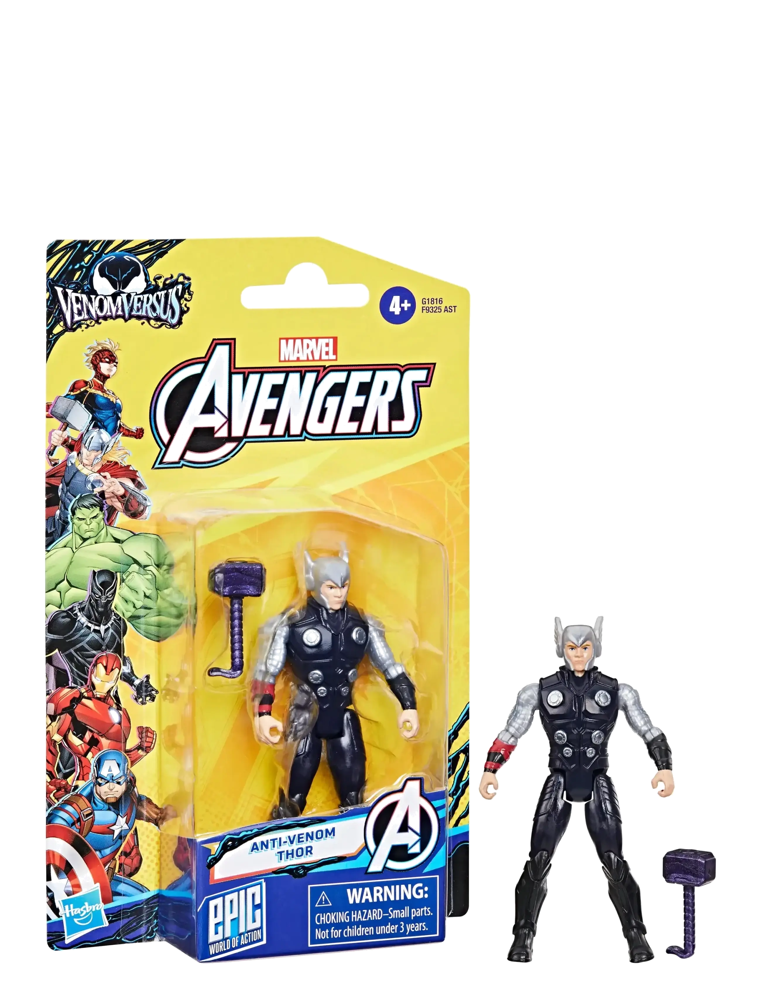 Marvel - Marvel Avengers VenomVersus Epic World of Action Anti-Venom Thor - multicolor - 2