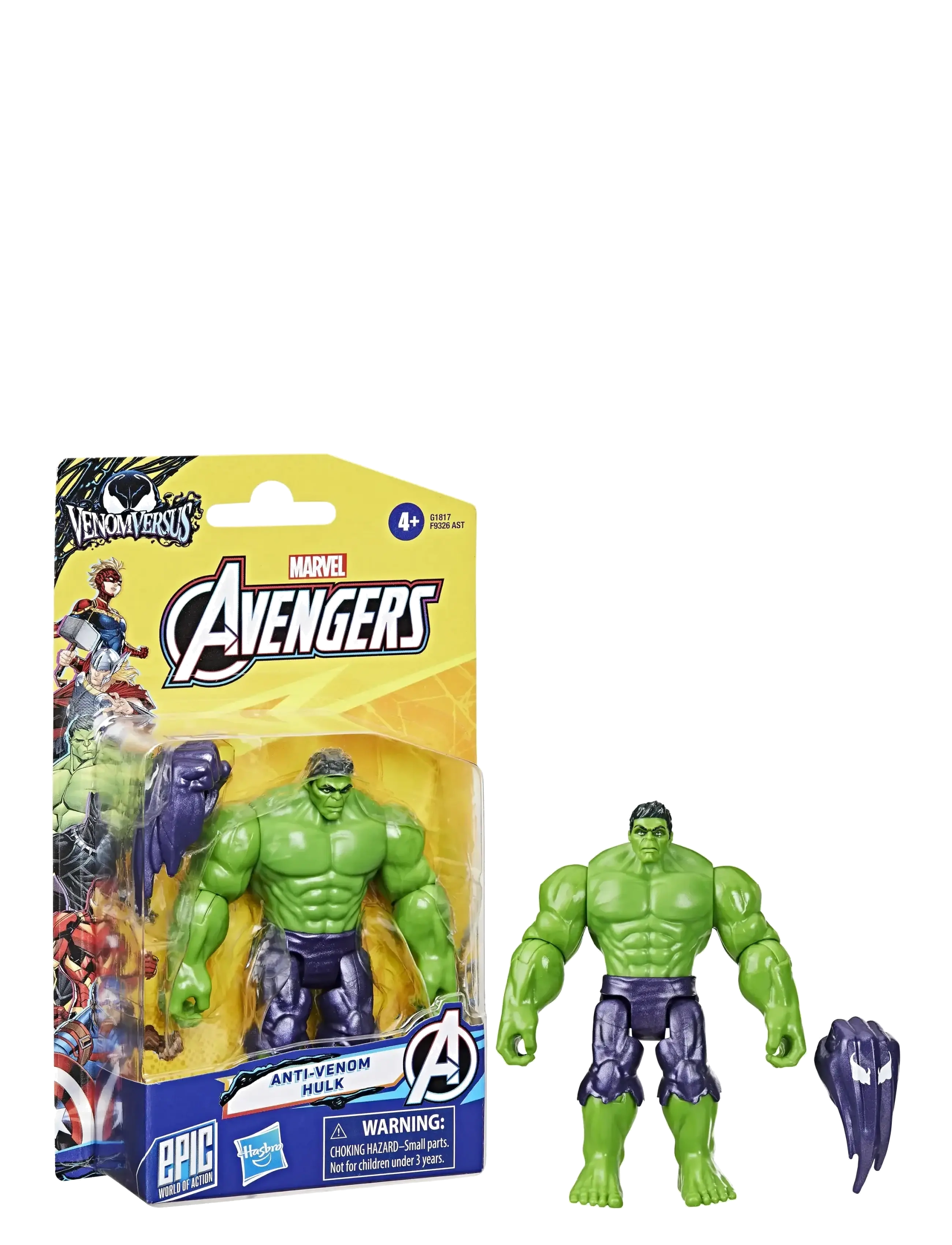 Marvel - Marvel Avengers VenomVersus Epic World of Action Anti-Venom Hulken - multicolor - 2
