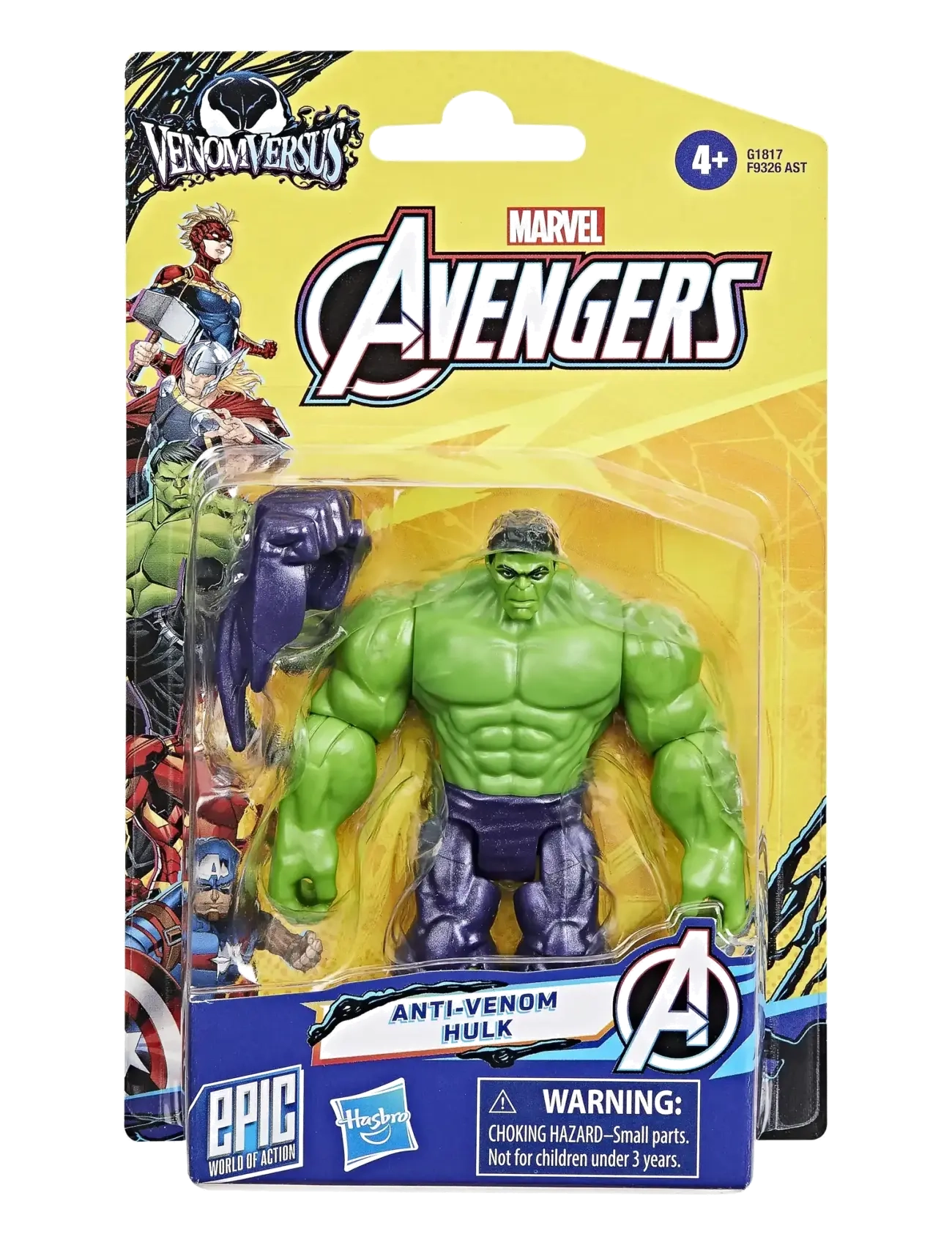Marvel - Marvel Avengers VenomVersus Epic World of Action Anti-Venom Hulken - multicolor - 3