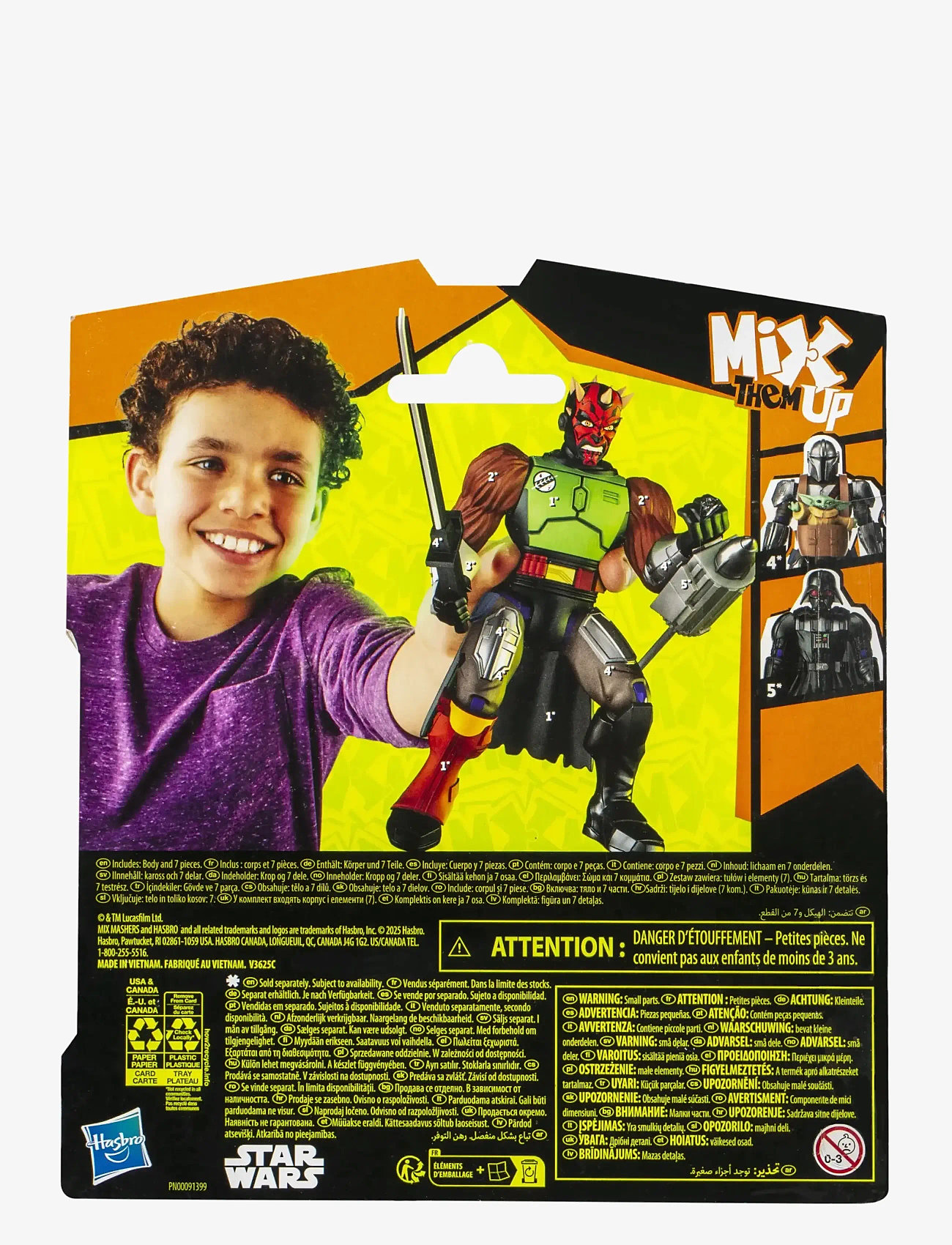 Star Wars - MixMashers Star Wars Darth Maul - actionfigurer - multicolor - 5