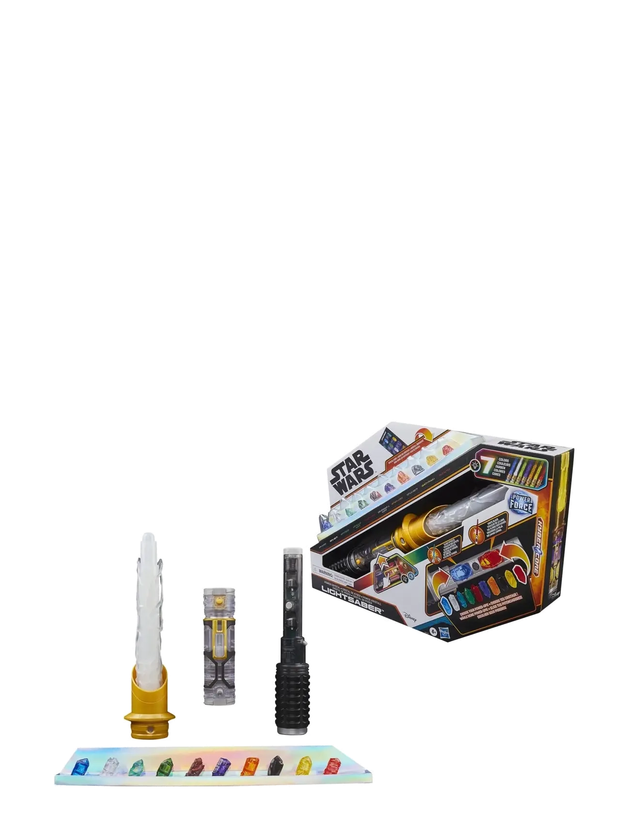 Star Wars Ljussabel Med Kraftkristall, One Size, Costumes & Accessories, Mehrfarbig/gemustert - Kinder
