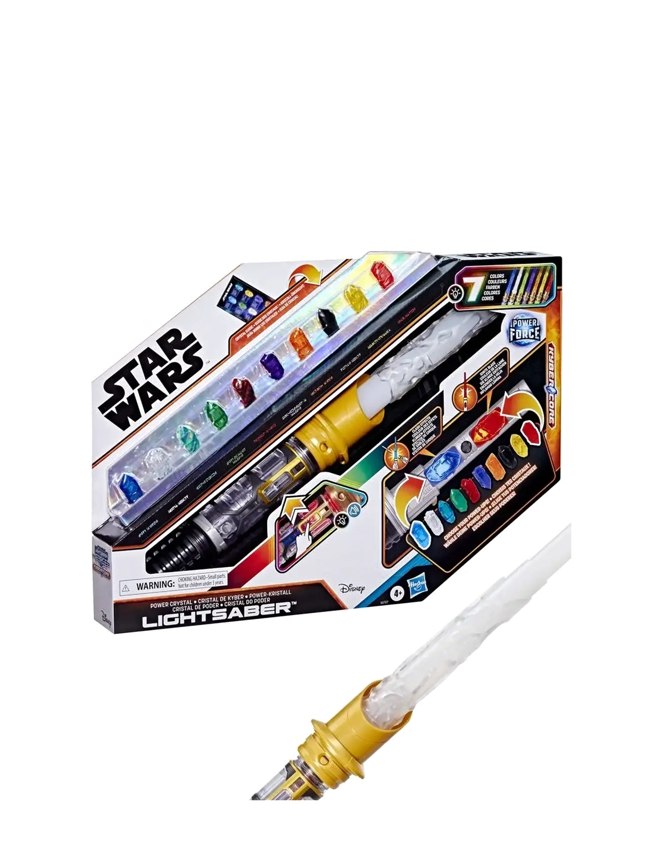 Star Wars - Star Wars Ljussabel med kraftkristall - film- & eventyrsfigurer - multicolor - 2