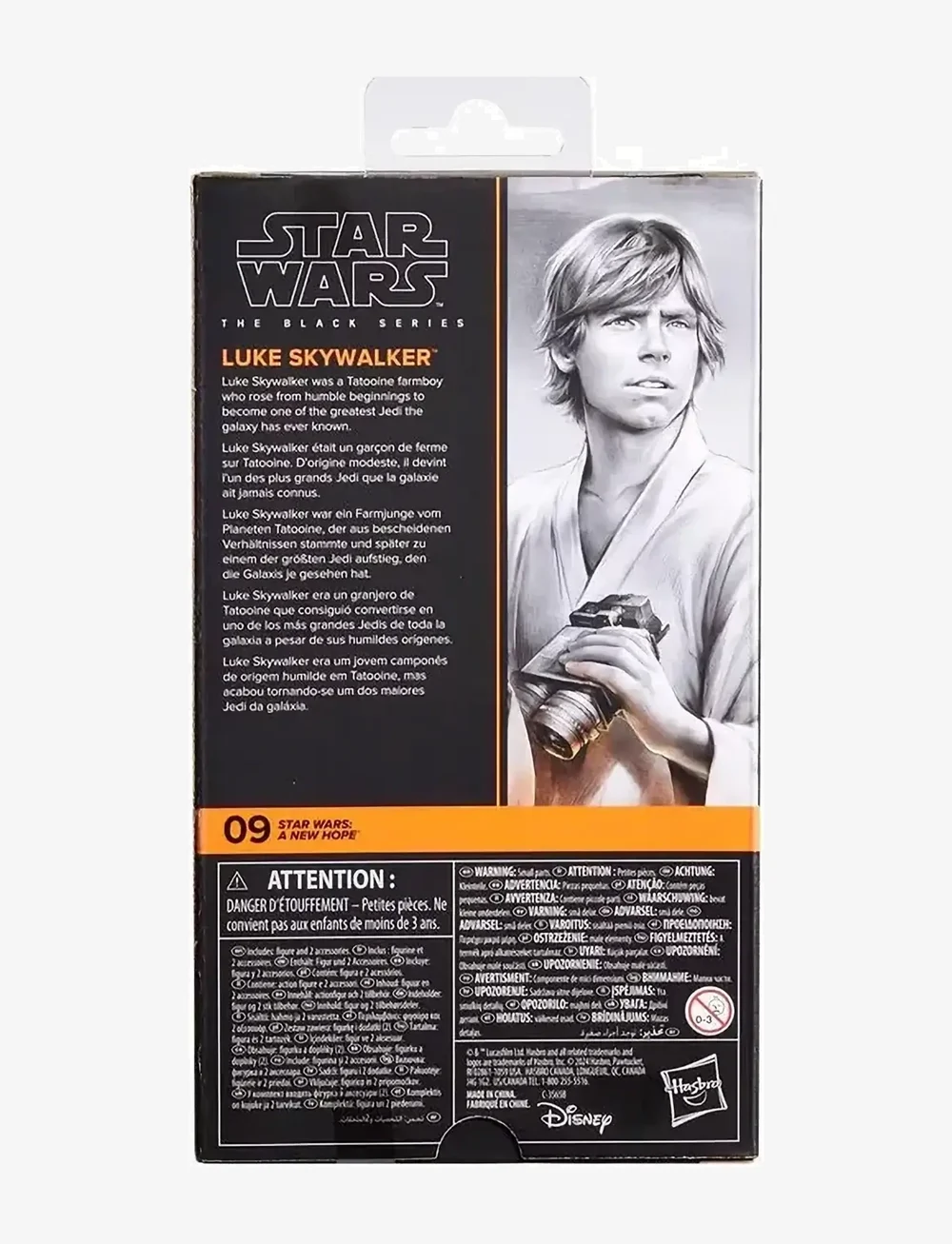 Star Wars - Star Wars The Black Series Luke Skywalker - film- & eventyrsfigurer - multicolor - 2