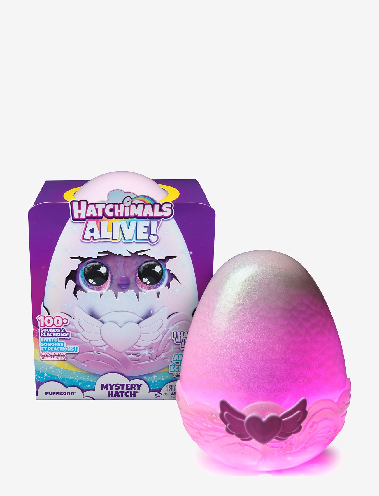 Hatchimals - Hatchimals Alive Secret Hatch Pufficorn Asst. - tøjdyr - multi - 4