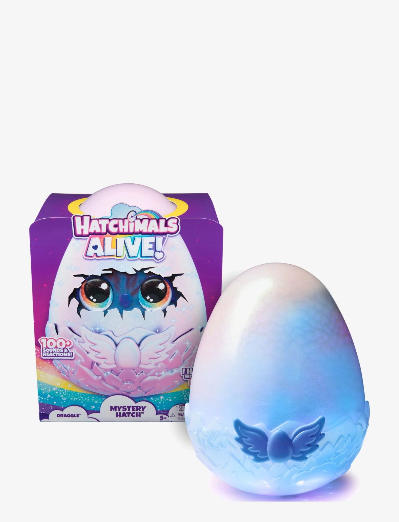 Hatchimals Hatchimals Alive Secret Hatch Draggle Asst., One Size, Multi/patterned, Soft Legetøj > Stuffed Animals, Børn