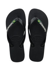 Havaianas - Hav Kids Brazil Logo - flip flops & watershoes - black/black 1069 - 10