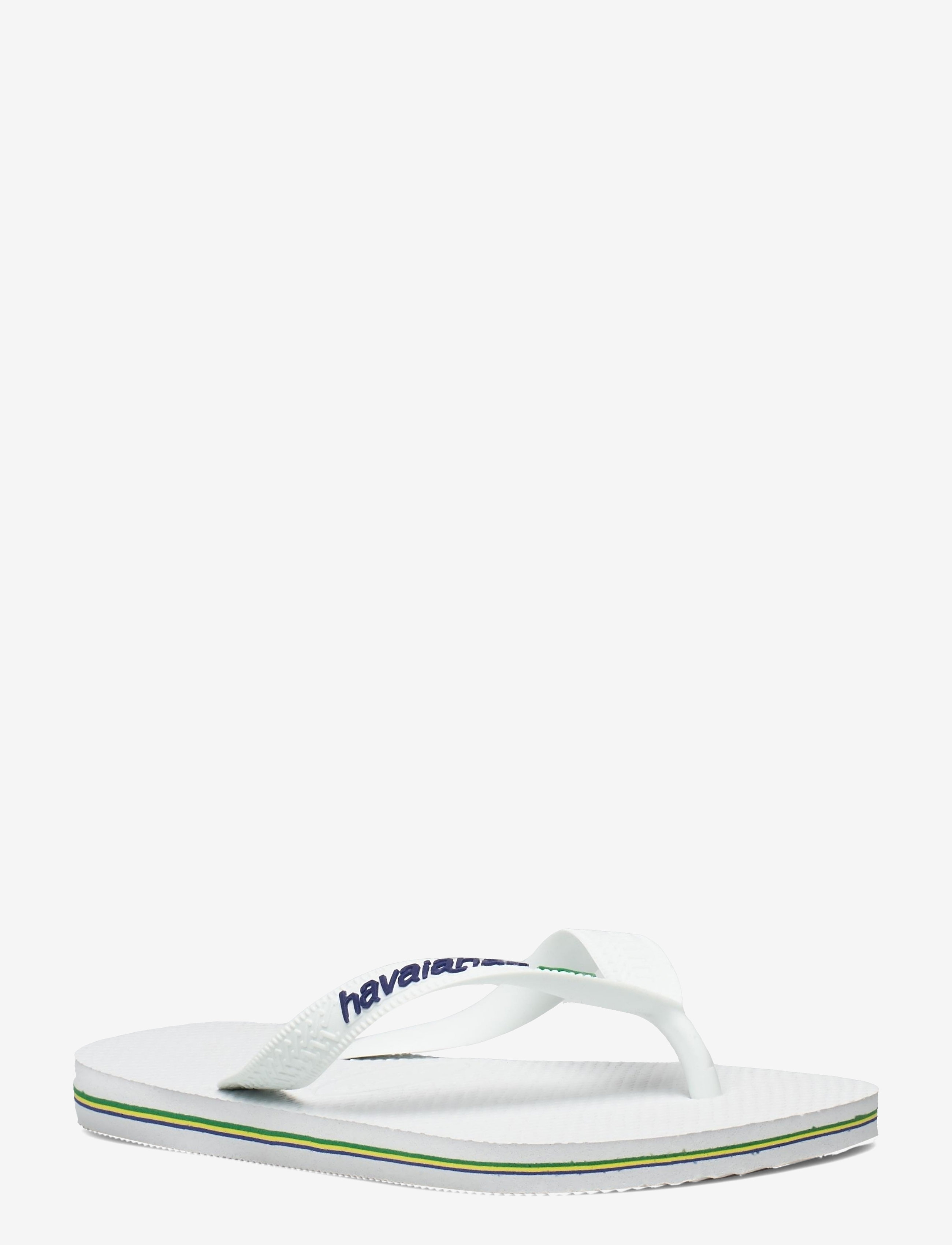 Havaianas Hav. Brasil Logo, Mænd, Brasil Logo Klipklapper, Hvid, Str: 35-36