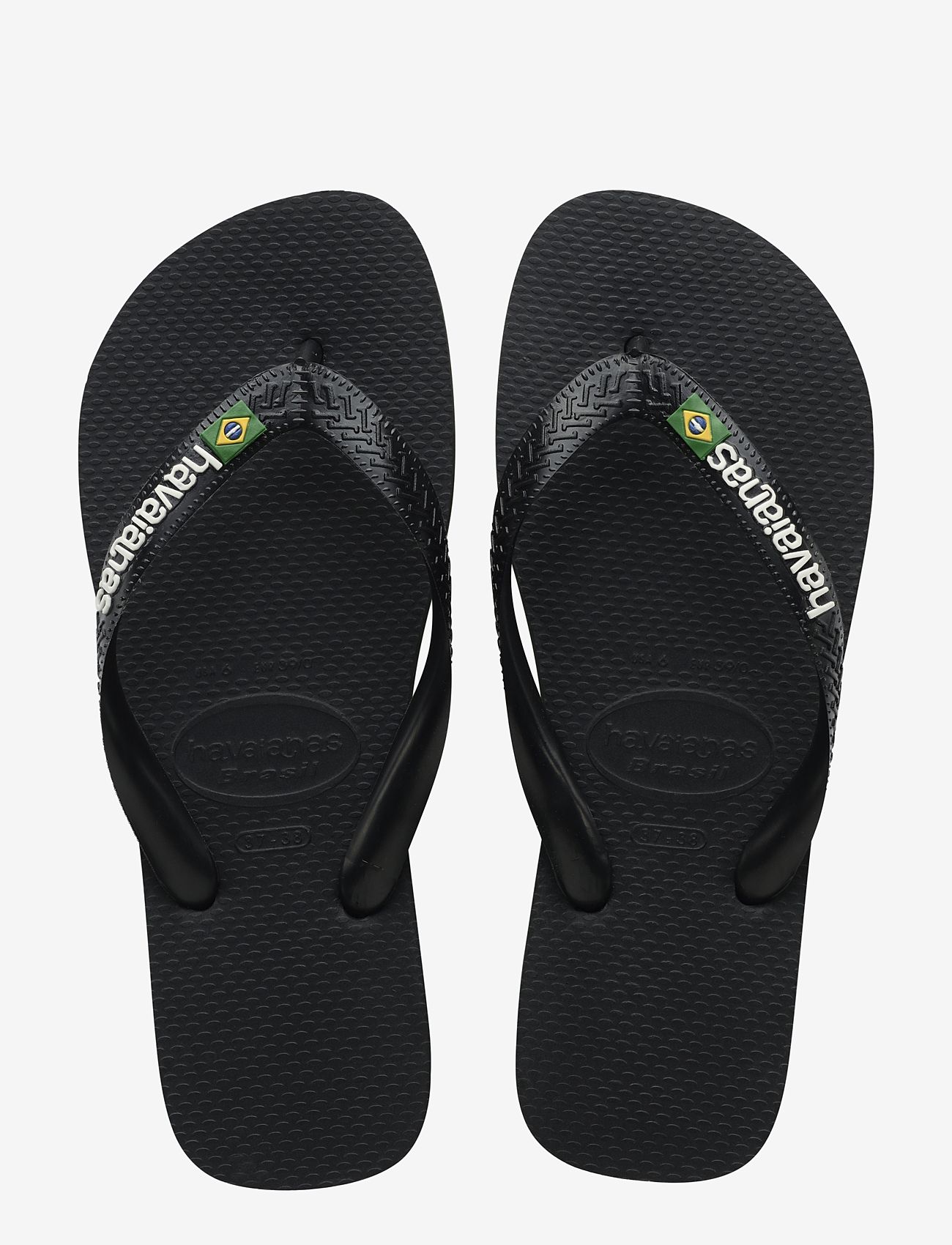 Havaianas - Hav. Brasil Logo - flip-flops - 1069 black/black - 3