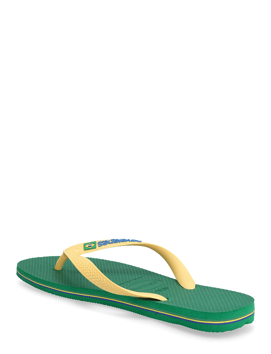 Havaianas - Hav. Brasil Logo - feriefavoritter - 2079 green/yellow - 2