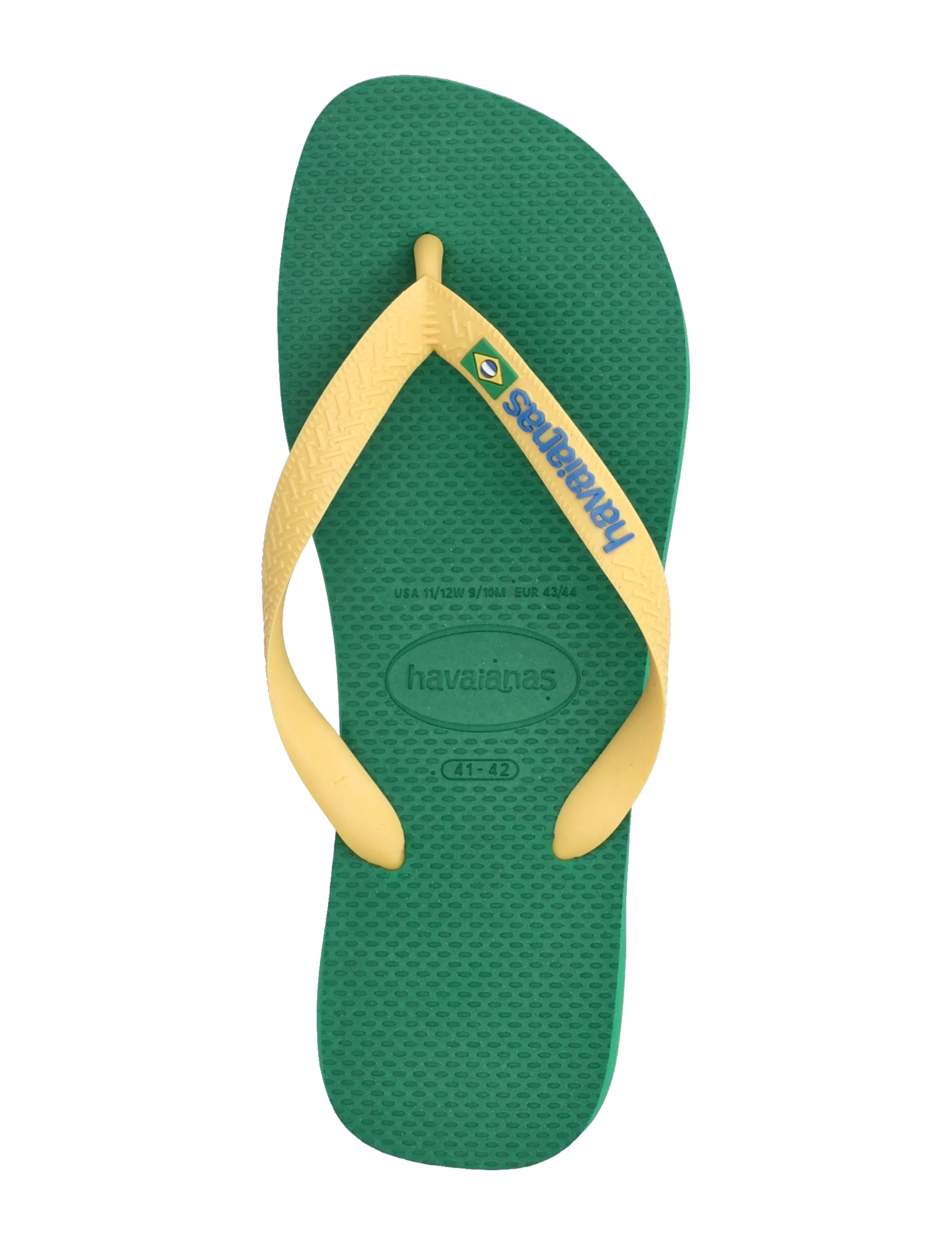 Havaianas - Hav. Brasil Logo - feriefavoritter - 2079 green/yellow - 3