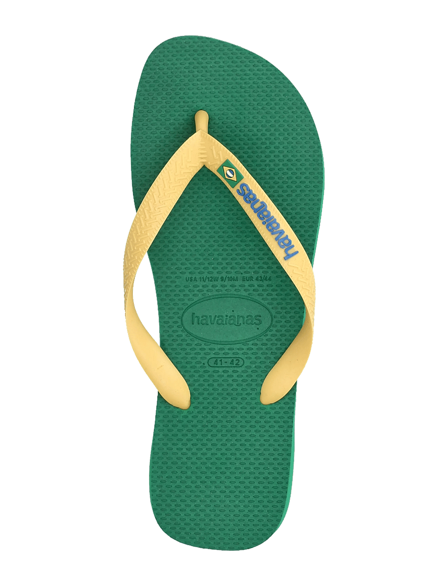 Havaianas - Hav. Brasil Logo - feriefavoritter - 2079 green/yellow - 3