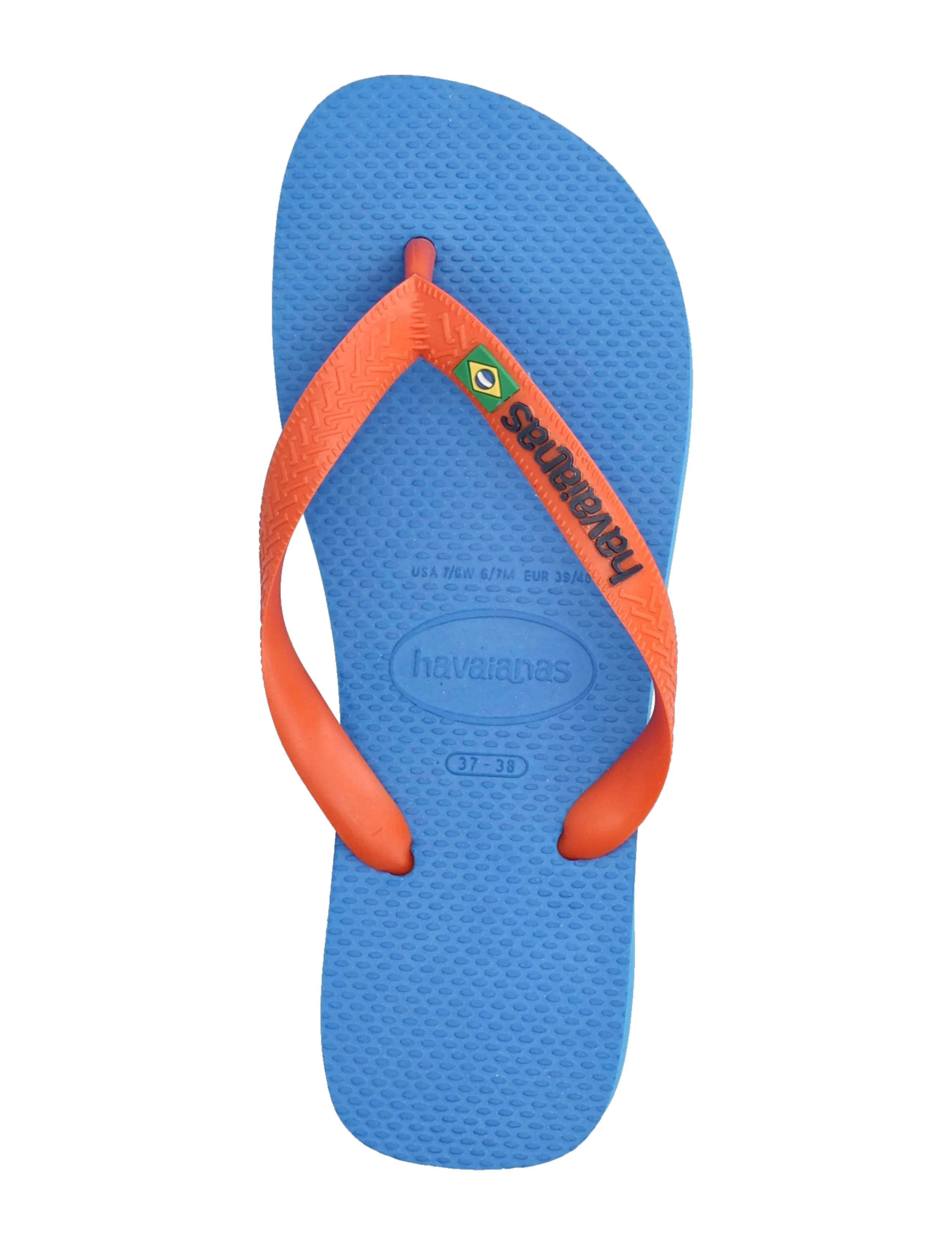 Havaianas - Hav. Brasil Logo - puhkuse põhitooted - 2609 blue/orange - 3