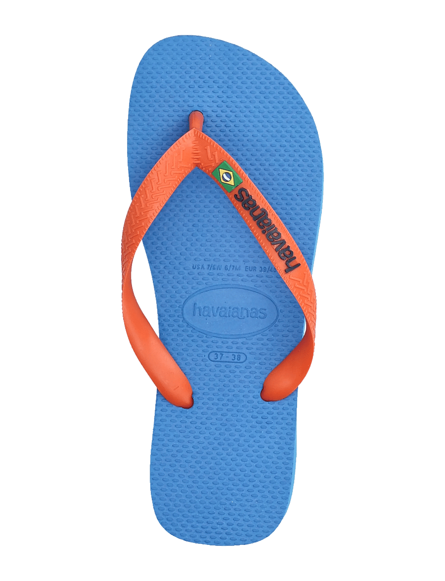 Havaianas - Hav. Brasil Logo - puhkuse põhitooted - 2609 blue/orange - 3