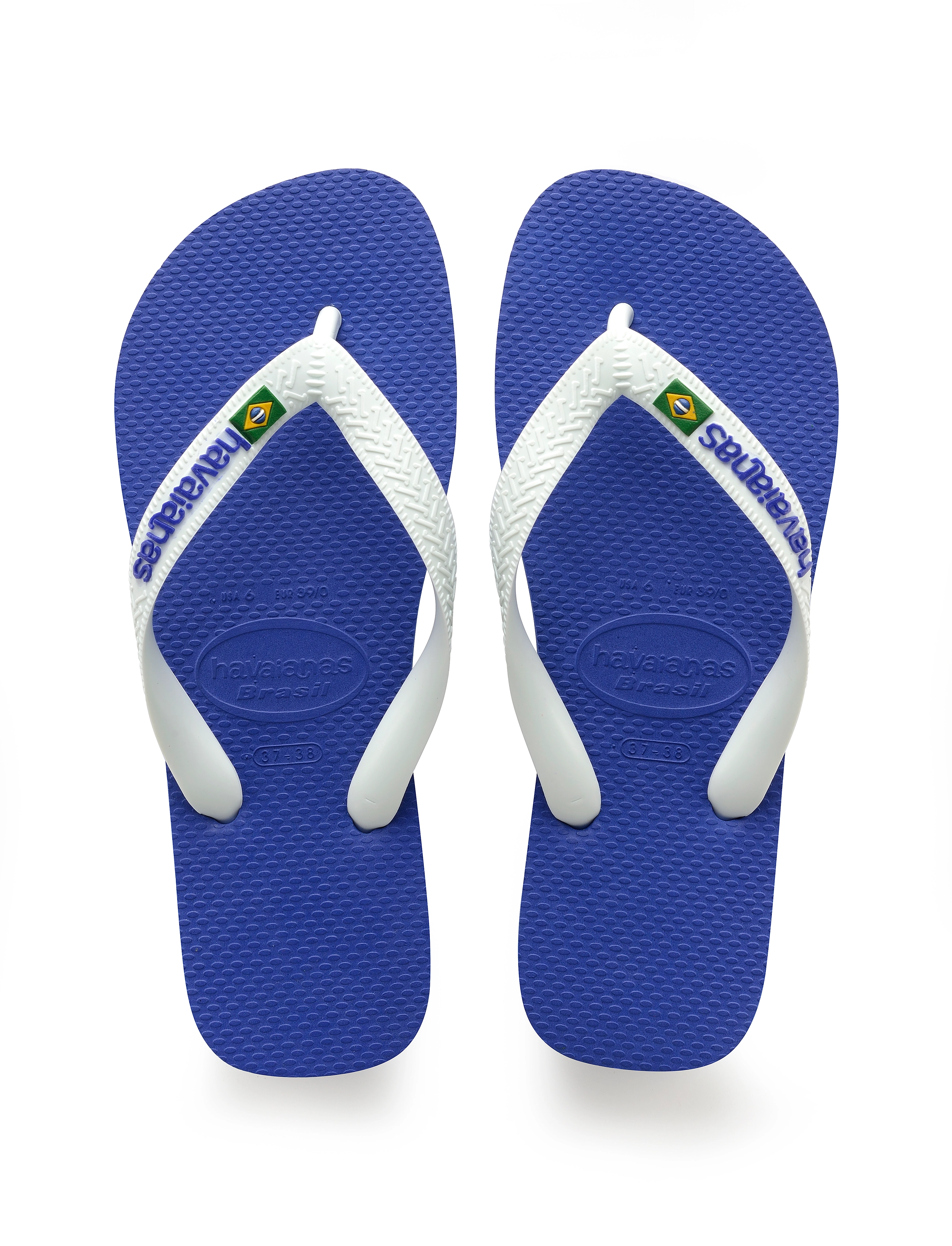 Havaianas Hav. Brasil Logo, Mænd, Brasil Logo Klipklapper, Blå, Str: 37-38
