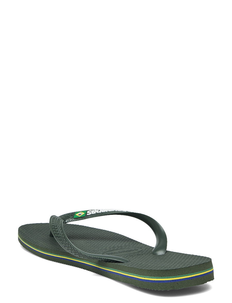 Havaianas - Hav. Brasil Logo - svarīgi brīvdienās - 5983 green olive - 2