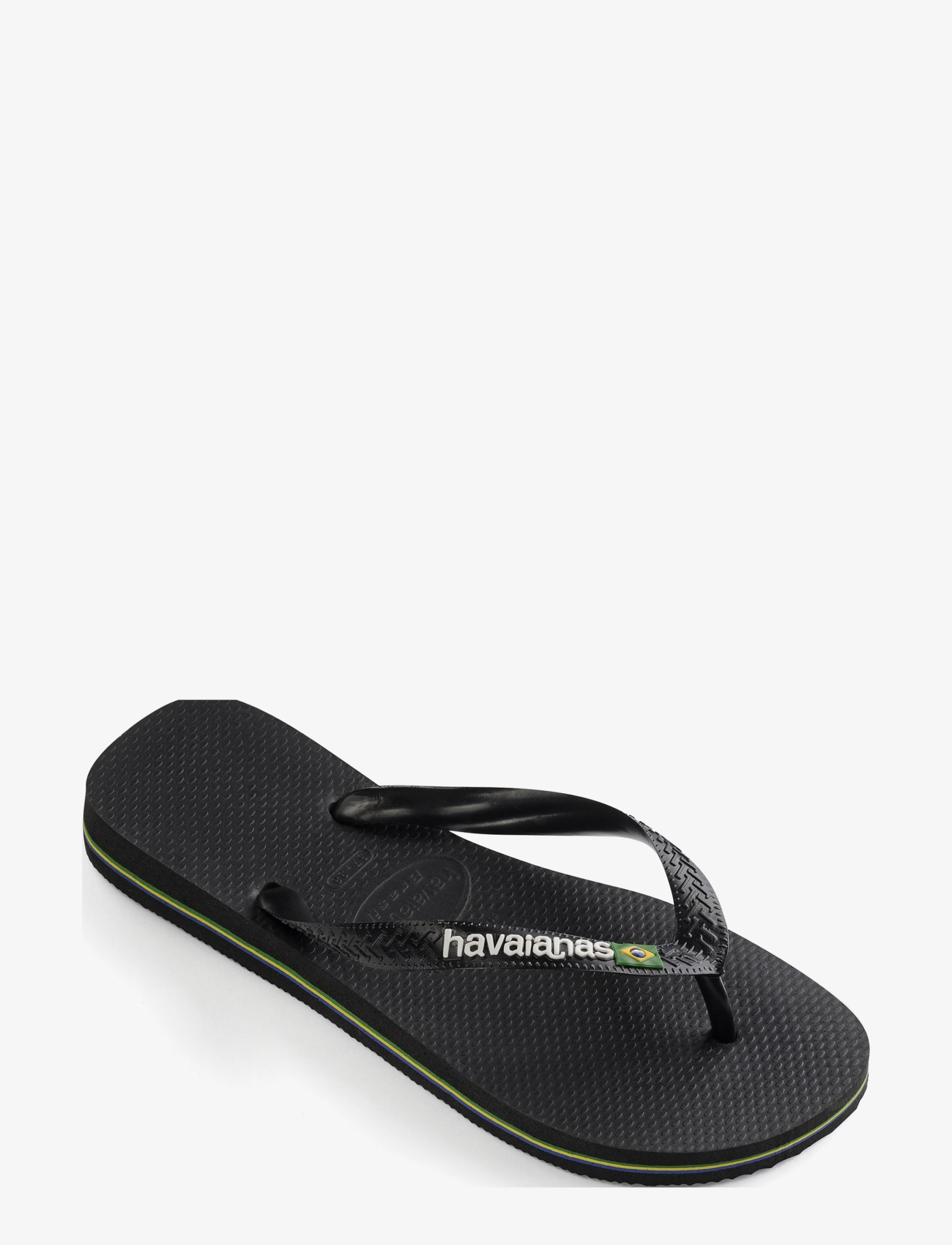 Havaianas - Hav Kids Brazil Logo - gode sommertilbud - black/black 1069 - 2